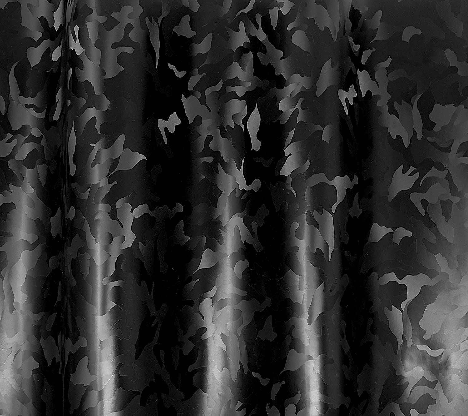 Vvivid+ Stealth Medium Pattern Camouflage Vinyl Wrap Roll (8Ft X 5Ft, Black)