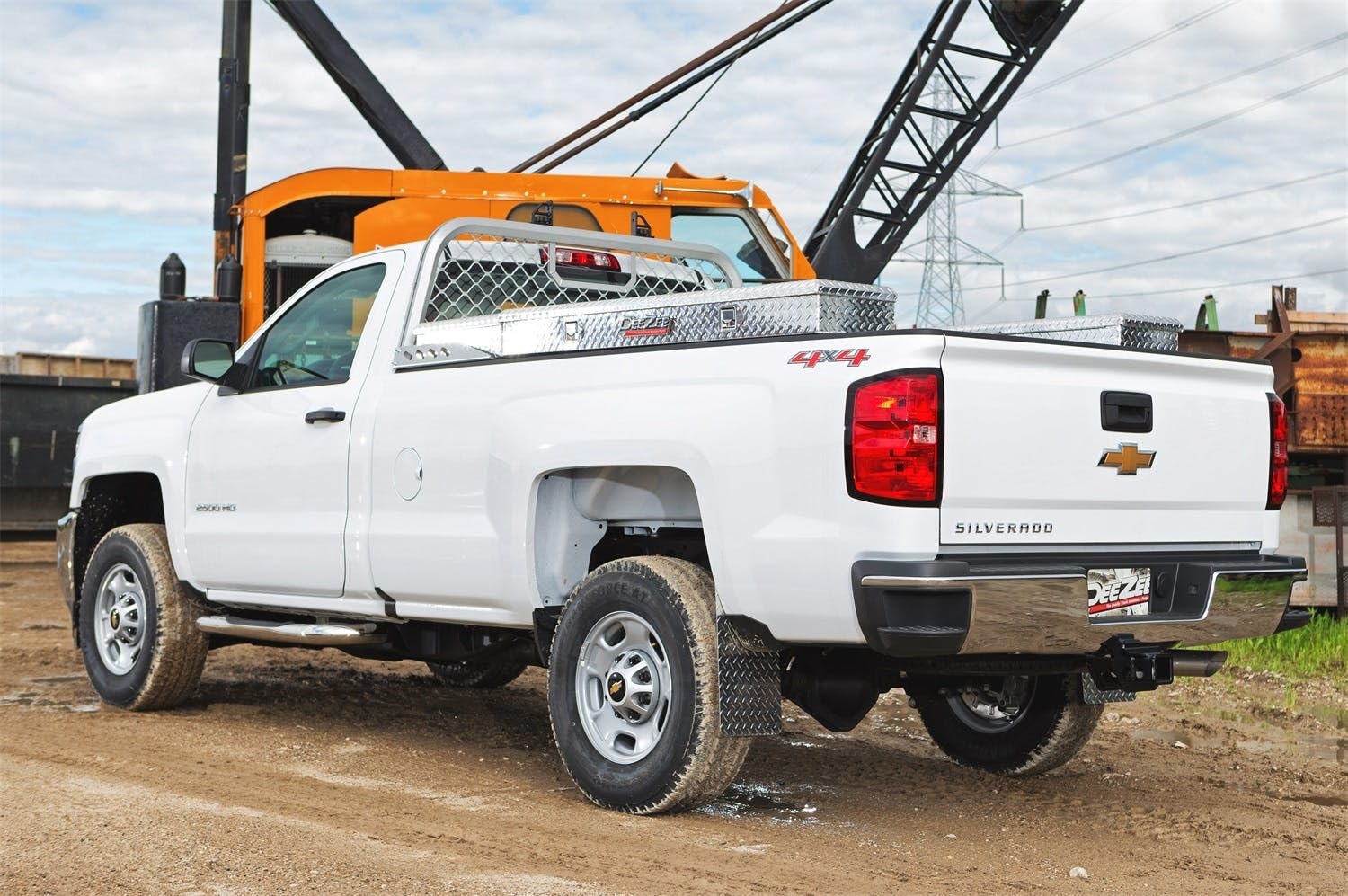 Dee Zee Dz95050Wr Silver Aluminum Mesh Cab Rack