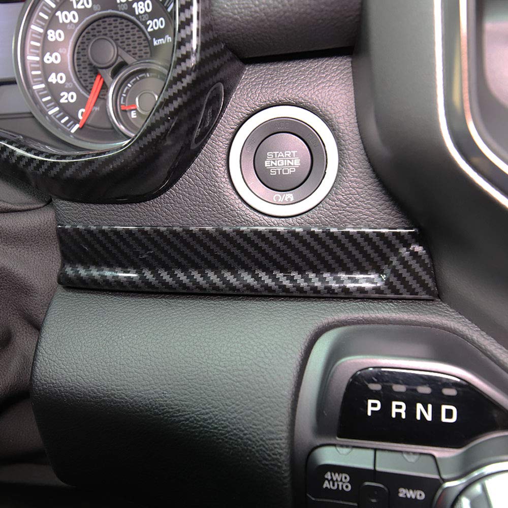 Korlot Dashboard Instrument Panel Strip Decor Cover Trim For Dodge Ram 1500 2500 3500 2019+