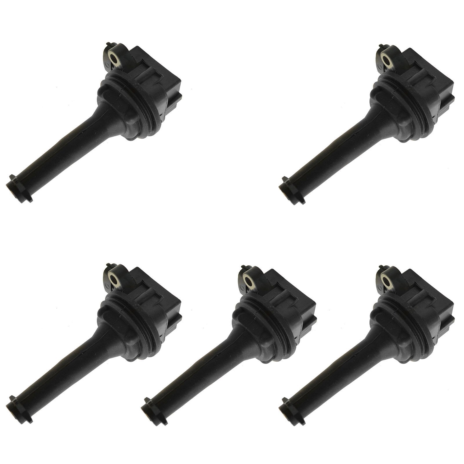 Trq Ignition Coil Set Compatible With 1999-2004 Volvo C70 2001-2005 S60 1999-2000 S70 2004-2006 S80 1999-2007 V70 2003-2006 Xc70