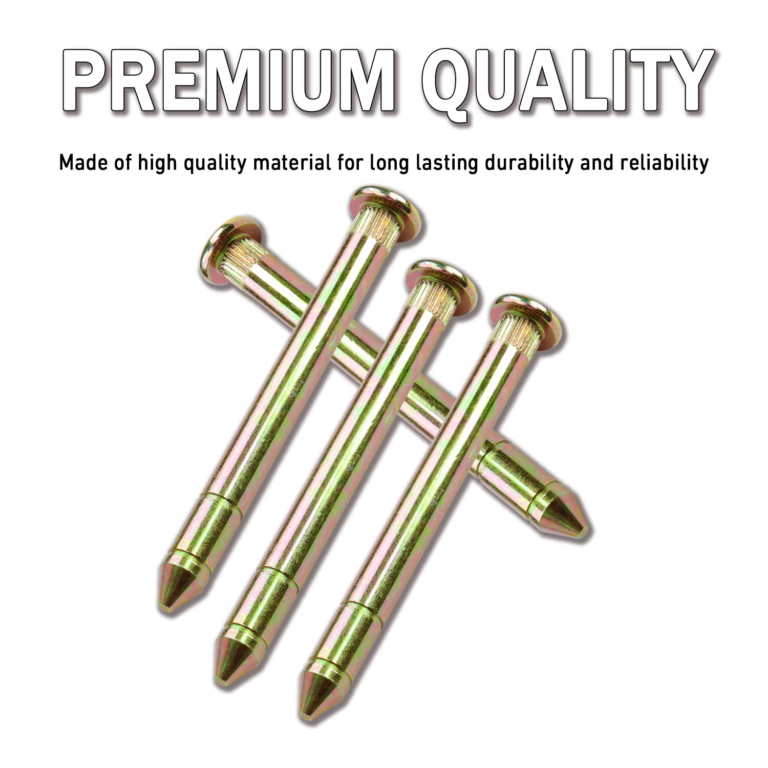 Door Hinge Pins Bushings Kit Compatible With Ford F150 F250 F350 Bronco F100 Door Hinge Roller Pin 4 Pins 2 Door