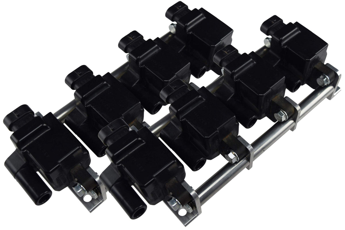Ict Billet Ls Truck Square - Remote Mount Coil Relocation Brackets - D581 Lsx Swap 551583