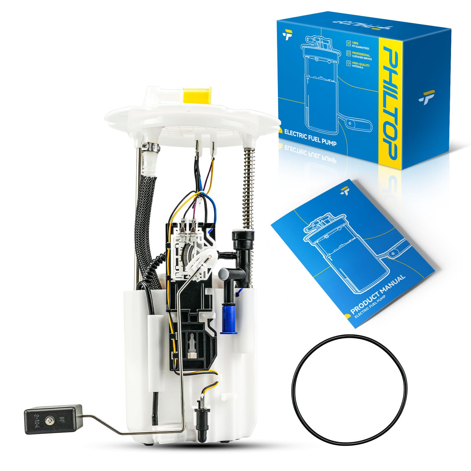 PHILTOP FG1630 Electric Fuel Pump Assembly Fit for QX50 2014-2017, EX35 2008-2012, EX37 2013, Electric Fuel Pump Module Assembly