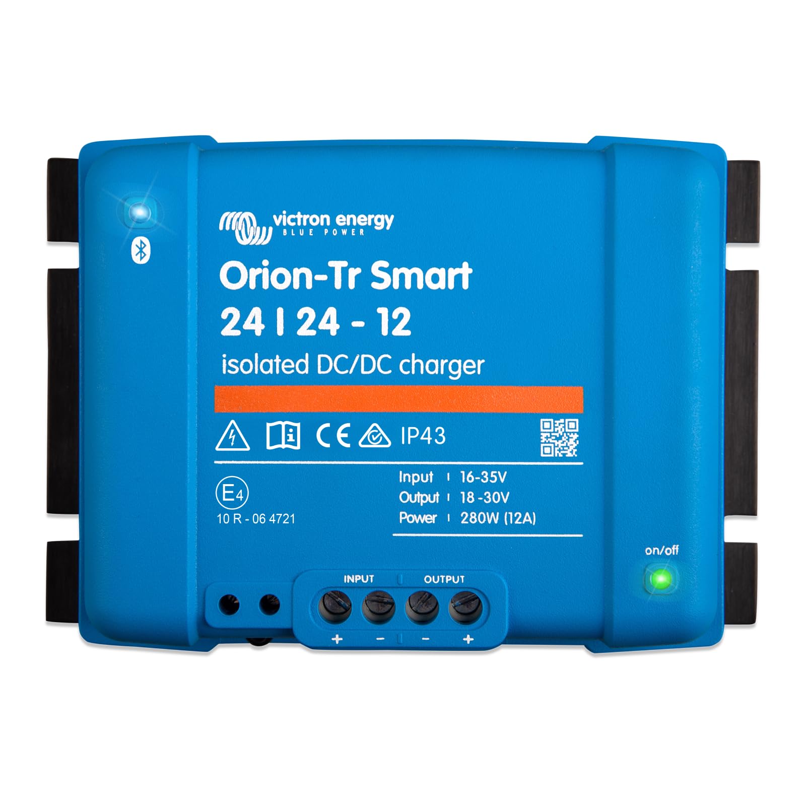 Victron Energy Orion-Tr Smart Dc To Dc Charger (Bluetooth) - 24/24-Volt 12 Amp 280-Watt - Battery Charger For Dual Battery Systems - Isolated