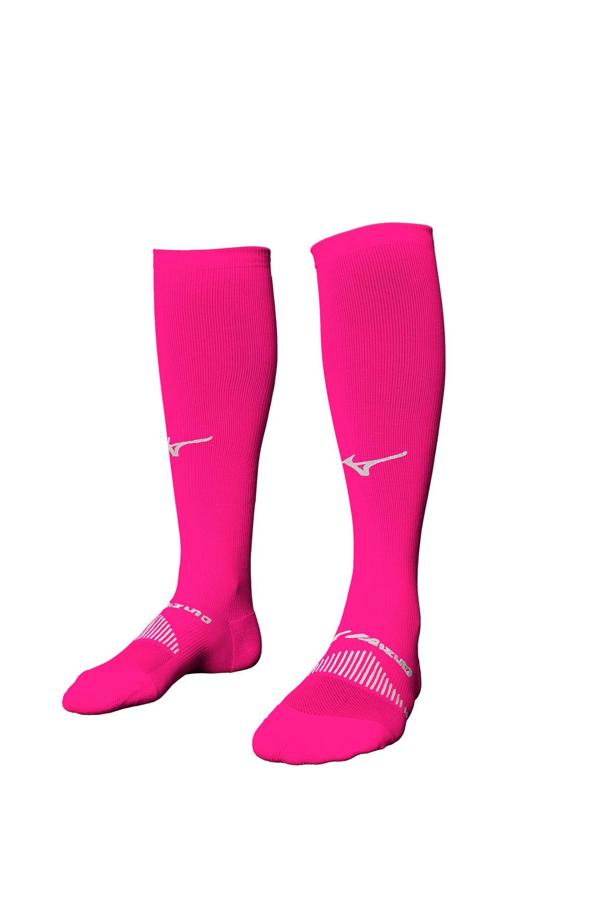 Mizuno Performance Otc Socks | Padded Athletic Socks | Shocking Pink | Unisex Large