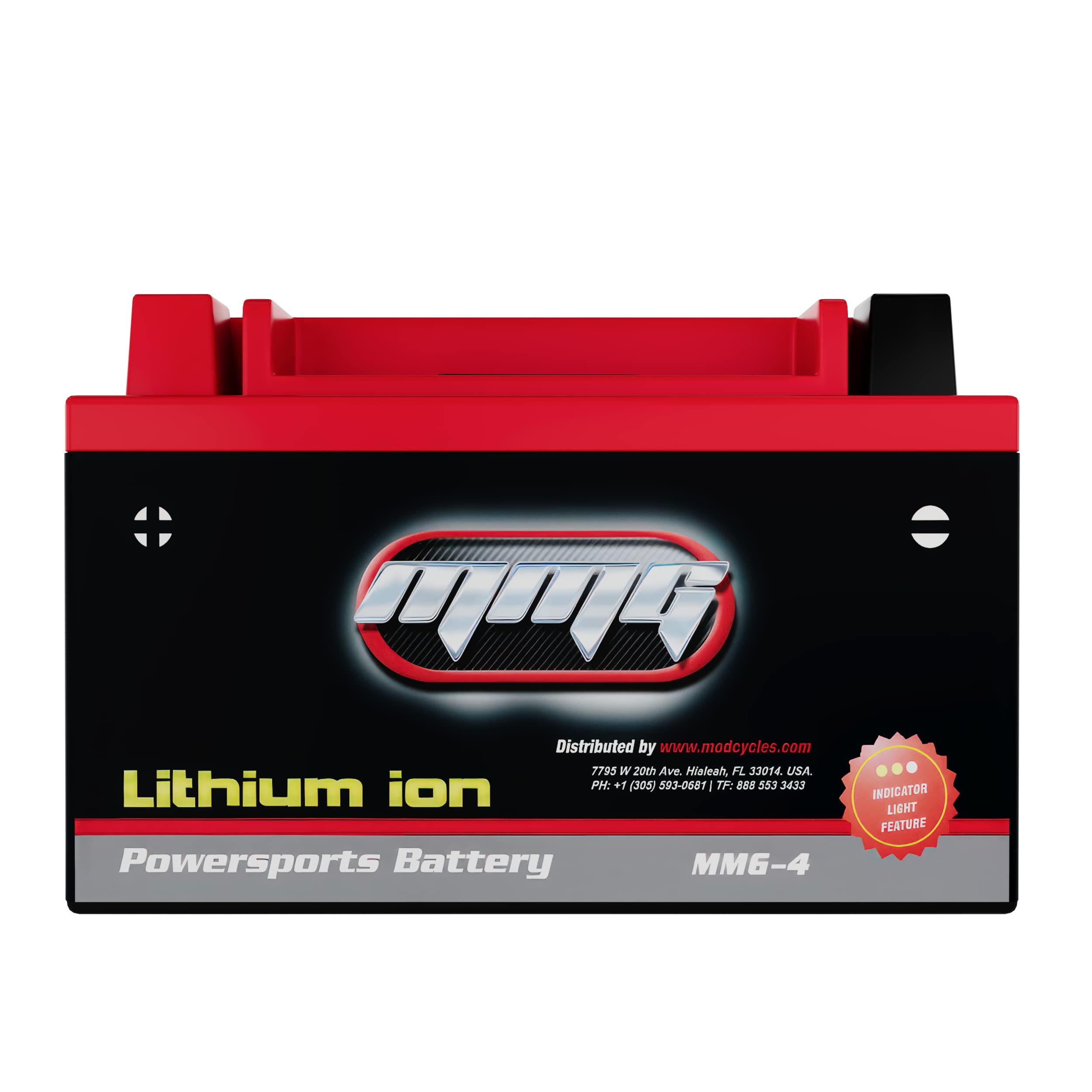 MMG YTZ10S Z10S 12V Lithium Ion Sealed Motorcycle Battery - 300 CCA for Yamaha YZF-R1, R6, FZ8, FZ-07