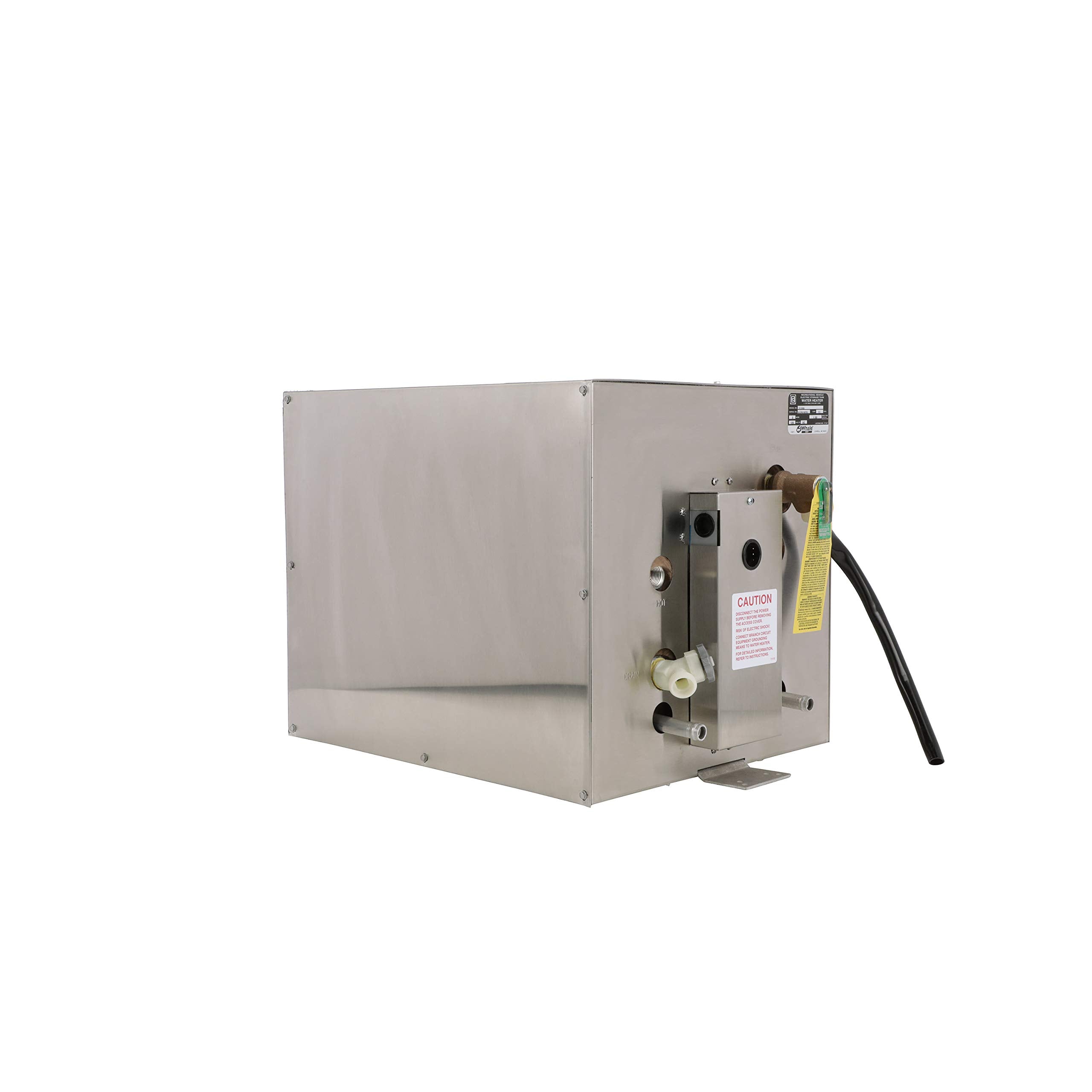 Whale F1200 Water Heater, 11-Gallon Capacity, 120V, Front Heat Exchanger, 16 Inches W X 22 Inches D X 16 Inches H