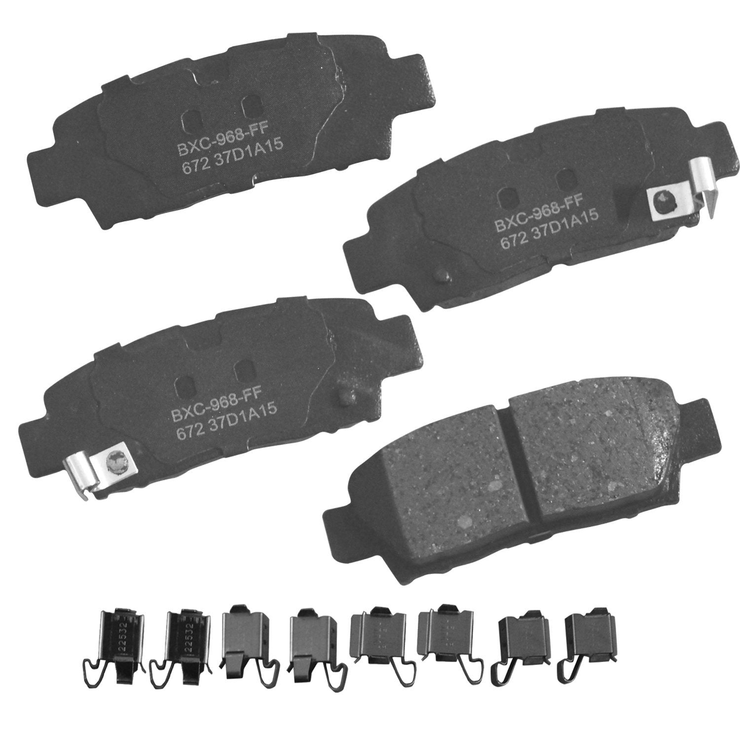 Bendix Premium Sbc672 Ceramic Rear Brake Pads For Toyota Avalon 1999-1995