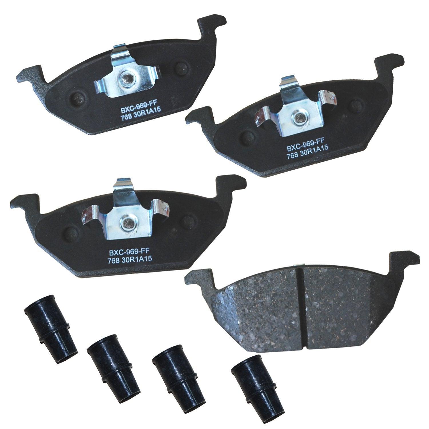 Bendix Premium Sbc768 Ceramic Front Brake Pads For Select Models Audi A1, A3, Seat Cordoba, Toledo, Volkswagen Beetle, Clasico, 