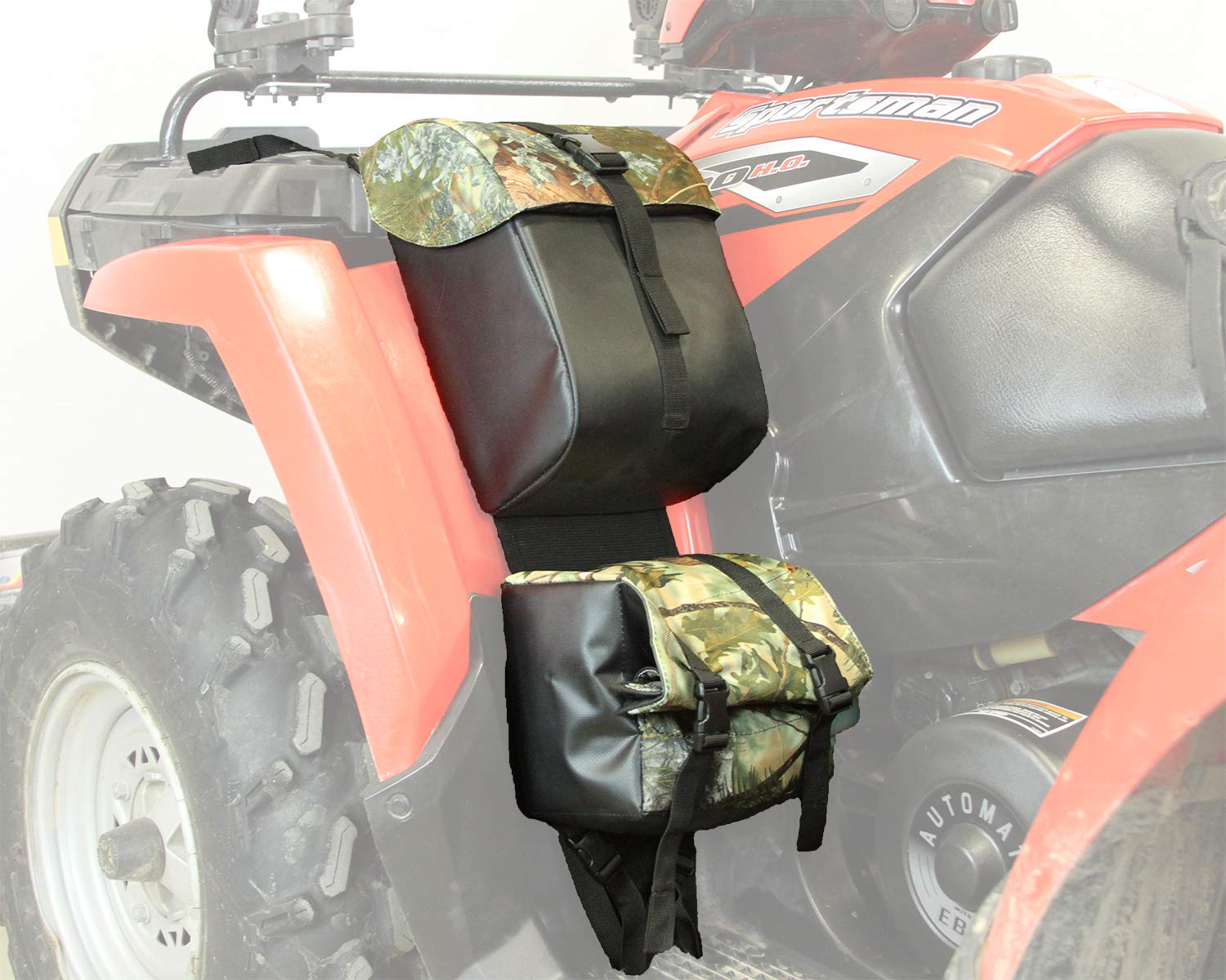 Atv Tek, Fbmob Kings Mountain Shadow Camo Atv Fender Bag, For Atv, Hunting, And Fishing