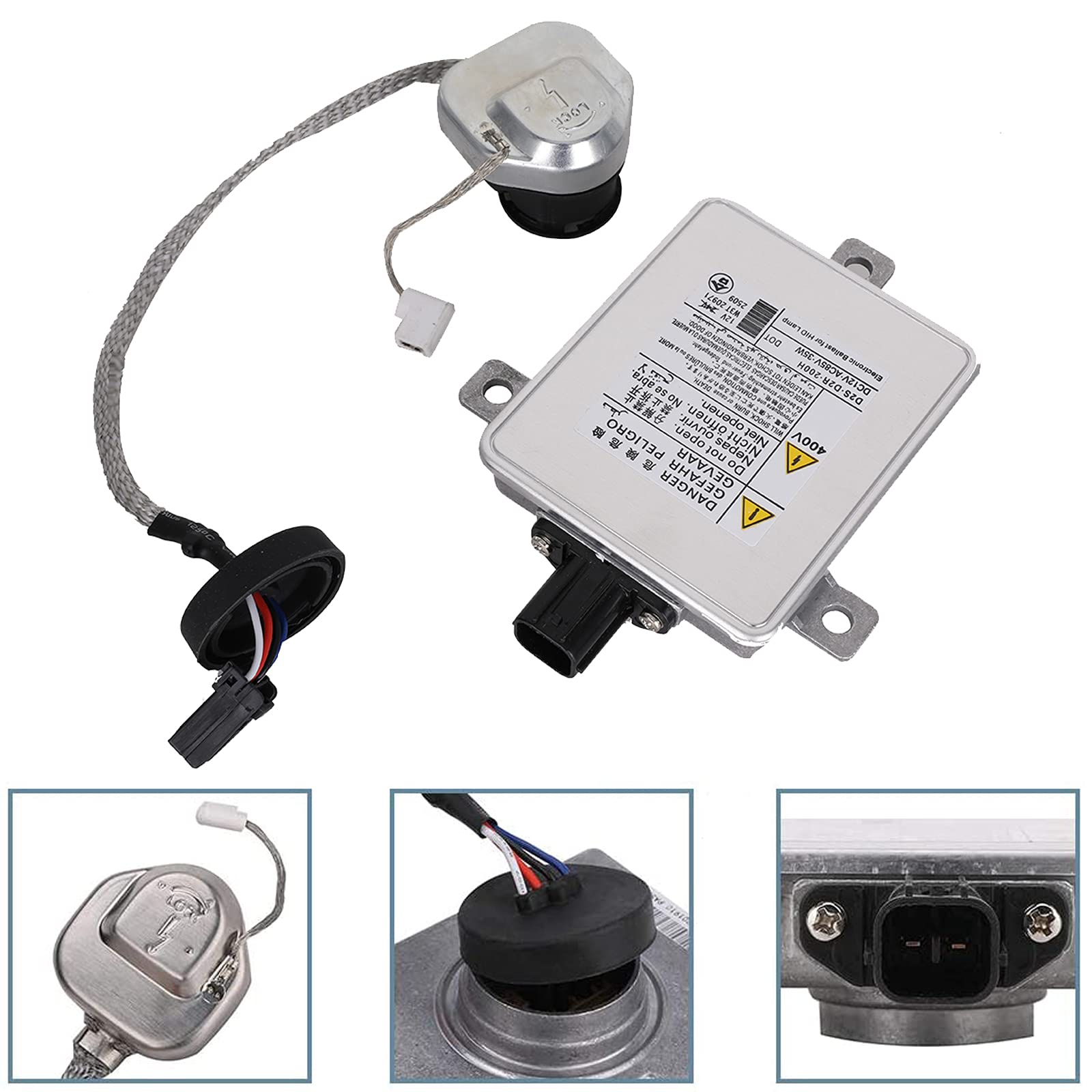 W3T19371 Xenon Hid Headlight Ballast W/ Igniter - Compatible With Acura Tl, Tl-S, Tsx, Zdx, Rdx, Mdx, Csx, Honda Cr-Z, Odyssey, Mazda Cx-5, Cx-9, 3, Mitsubishi Outlander - Replaces W3T15671 W3T16271