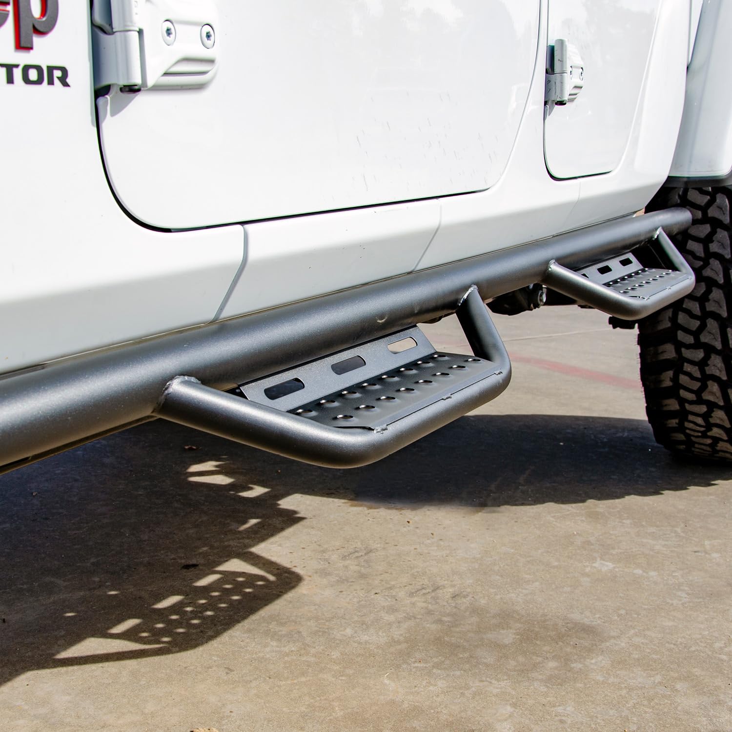 Realtruck Nerf Rs Steps For Toyota 4Runner | Wheel-To-Wheel, Steel, Textured Black | 710416412 | Fits 2010-2024 Toyota 4Runner (
