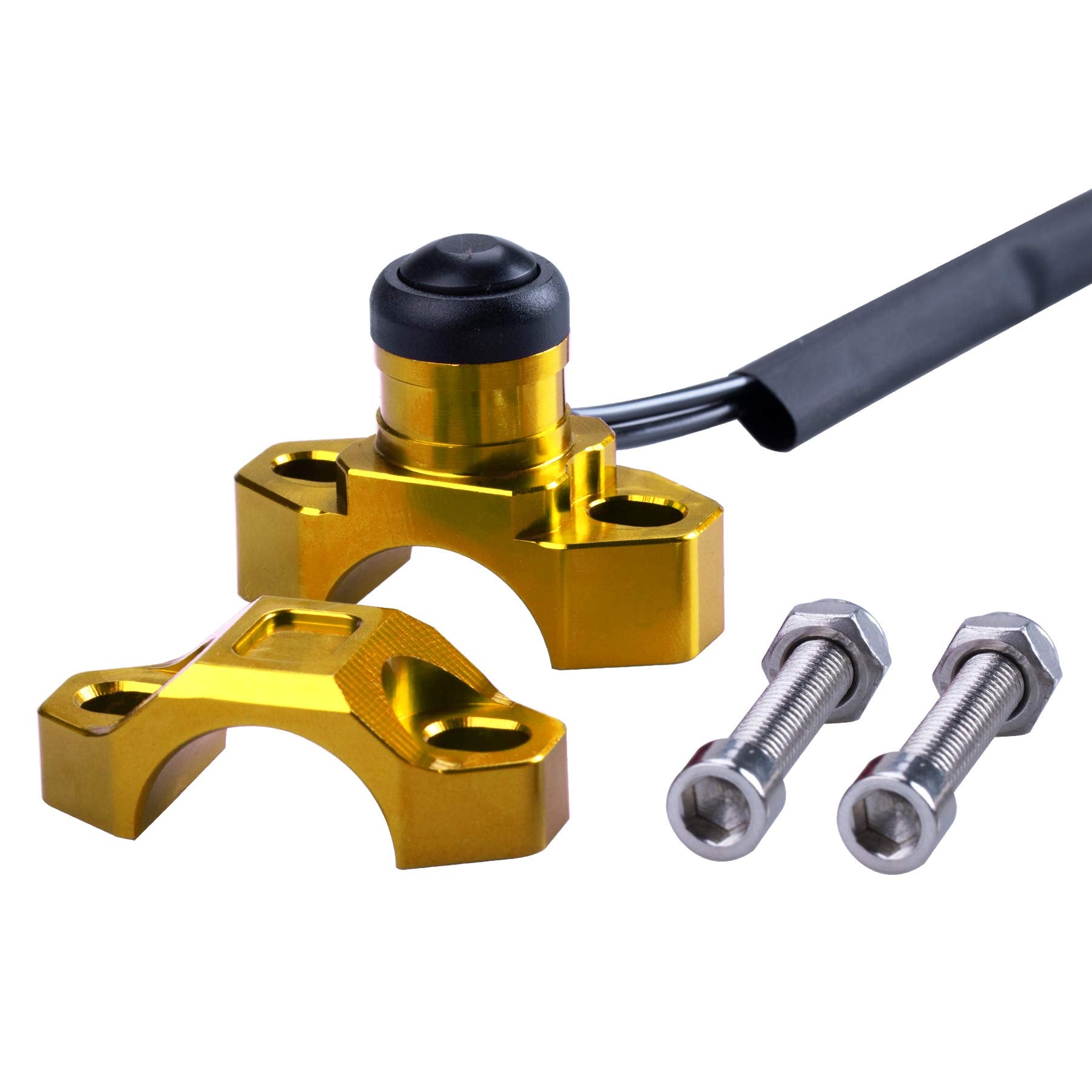 Oraevy Cnc Universal Motorcycle Engine Stop Start Kill Switch Button With Mounting Backplate Compatible With Suzuki Rmz250 Rmz45