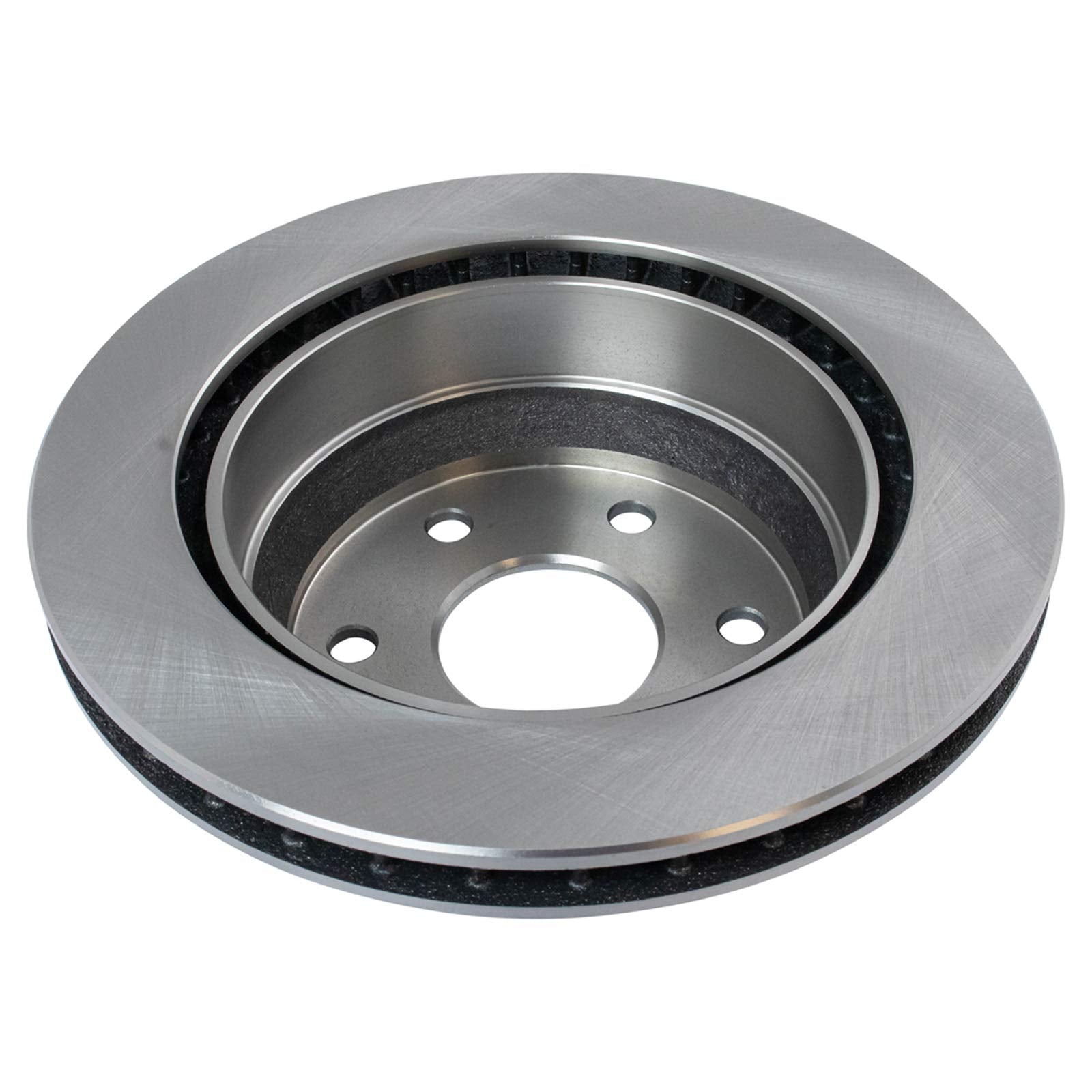 TRQ Rear Brake Rotor & Premium Posi Ceramic Pad Set Kit Compatible with Chevy GMC Truck
