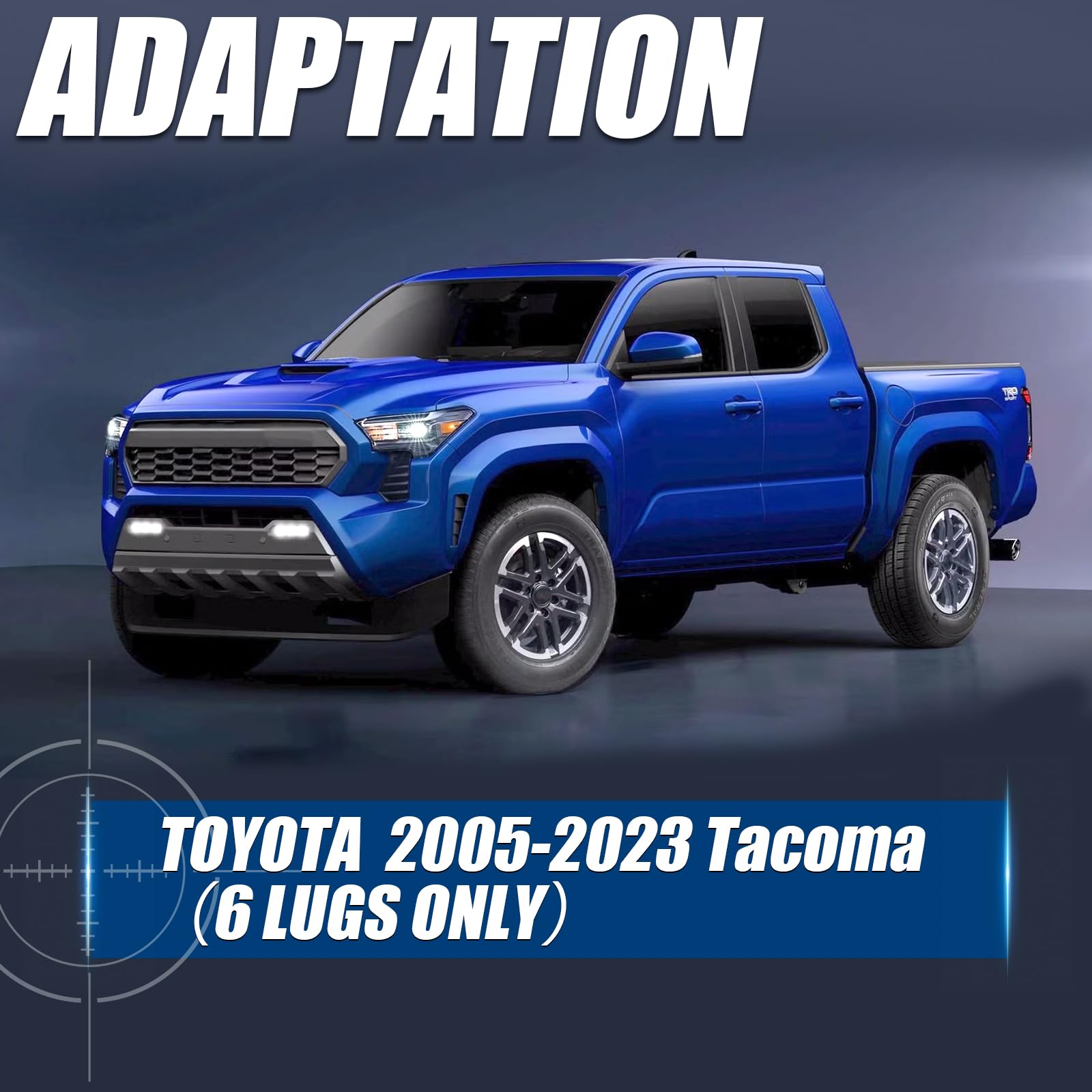 GAsupply 3F+2R Full Leveling Lift Kits for 2005-2024 Toyota Tacoma 2WD 4WD, 3 Inch Front Strut Spacers + 2 Inch Rear Blocks