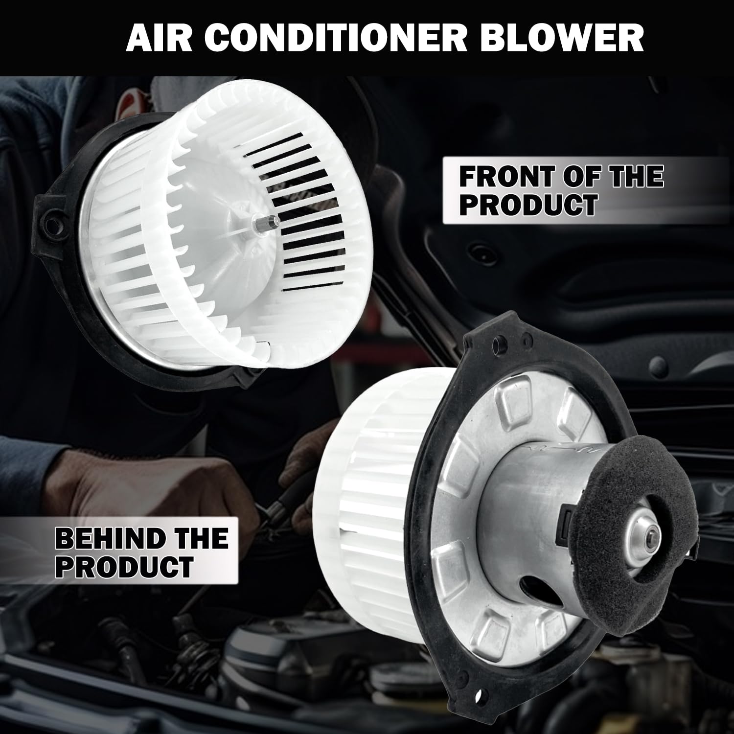 Aspligo 700073 Ac Heater Blower Motor Fan Assembly Fit For Buick Century 2001-2005, Regal 2001-2004, For Chevy Impala Monte Carl