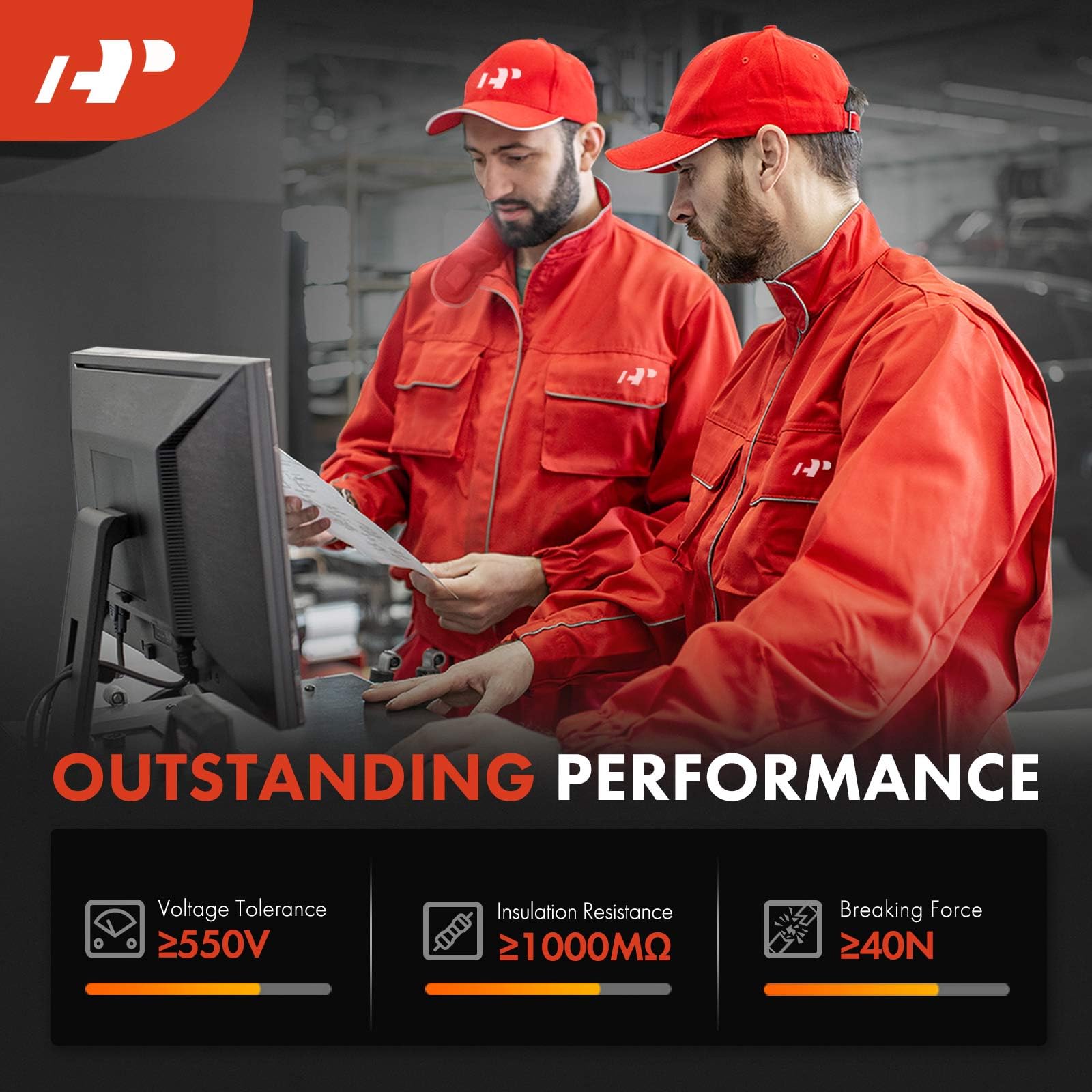 A-Premium Front & Rear Disc Brake Pad Wear Sensors for BMW 325i, 328i, 330i, 335i, M3 - 2-PC Set