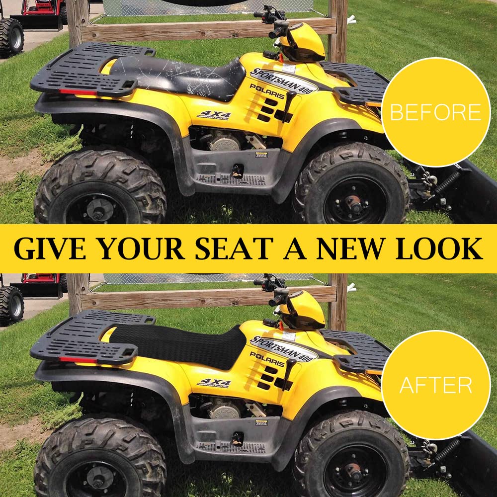 Samman Atv Seat Cover For Most Atv Compatible With Sportsman Scrambler, Grizzly, Rancher Foreman, Arctic Cat
