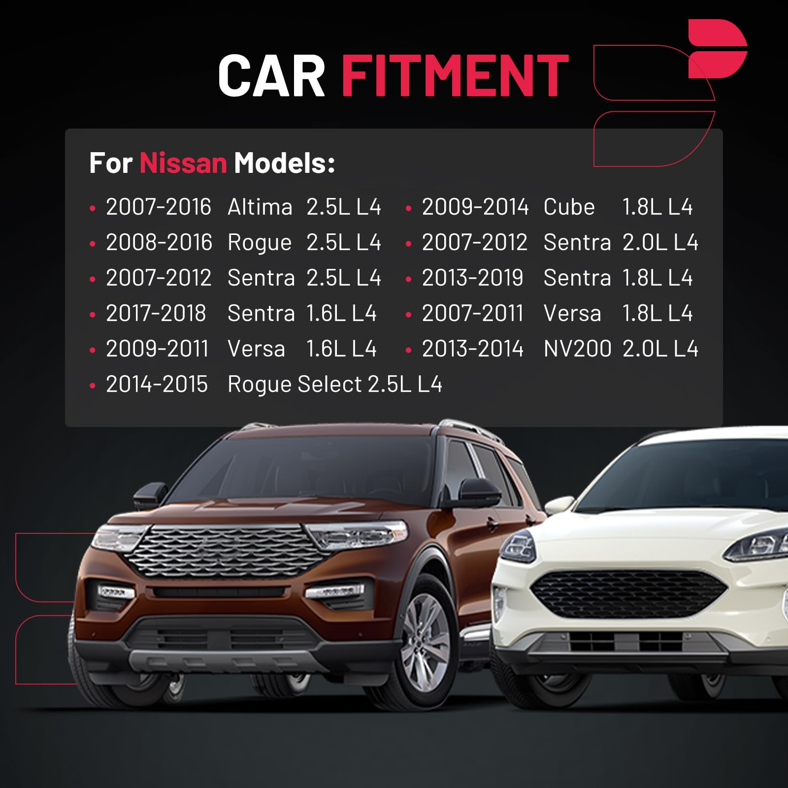 Bdfhyk Ignition Coil Pack And Iridium Spark Plugs Compatible With 2007-2019 Nissan Altima Versa Sentra Rogue Cube Nv200 Uf549 90