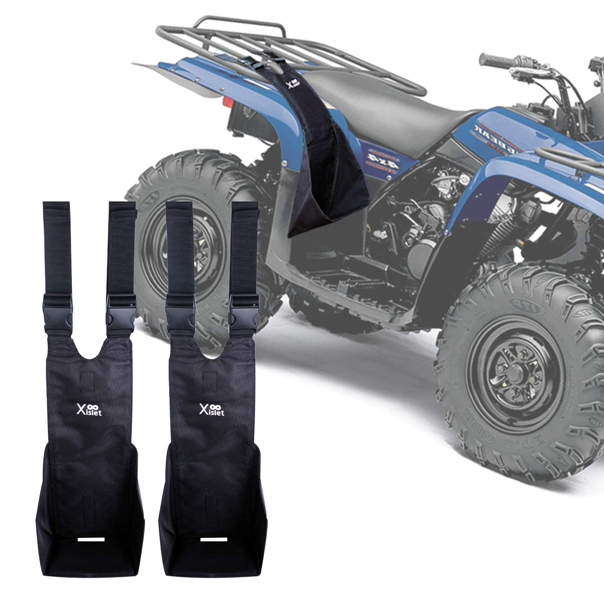 Xislet Universal Atv Rear Passenger Footrests Compatible With Polaris Sportsman WBCARB08H56CT2Z