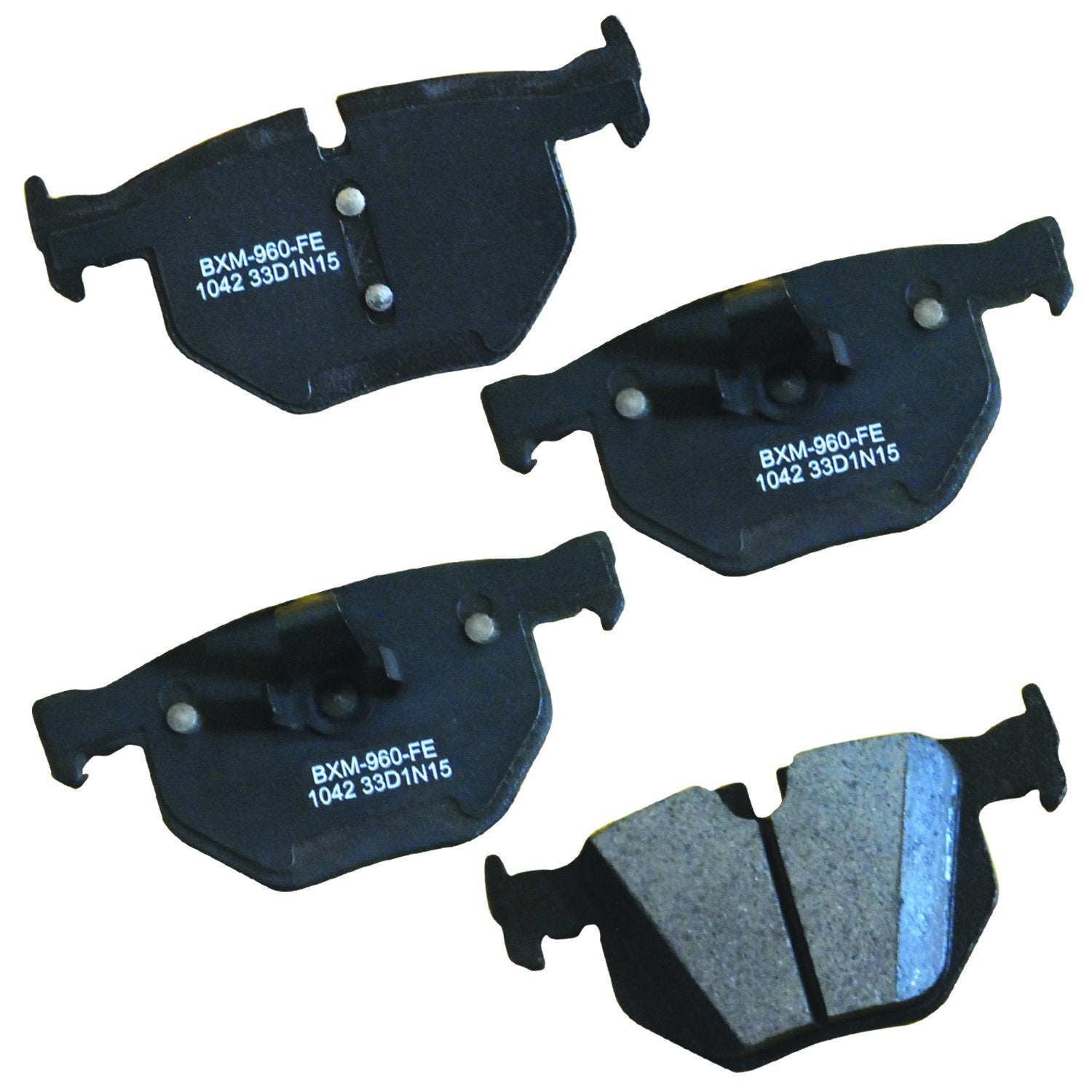 Bendix Premium Sbm1042 Semi-Metallic Rear Brake Pads For Select Models Bmw 525I, 525Xi, 528I, 528I Xdrive, 528Xi, 530I, 530Xi, 5