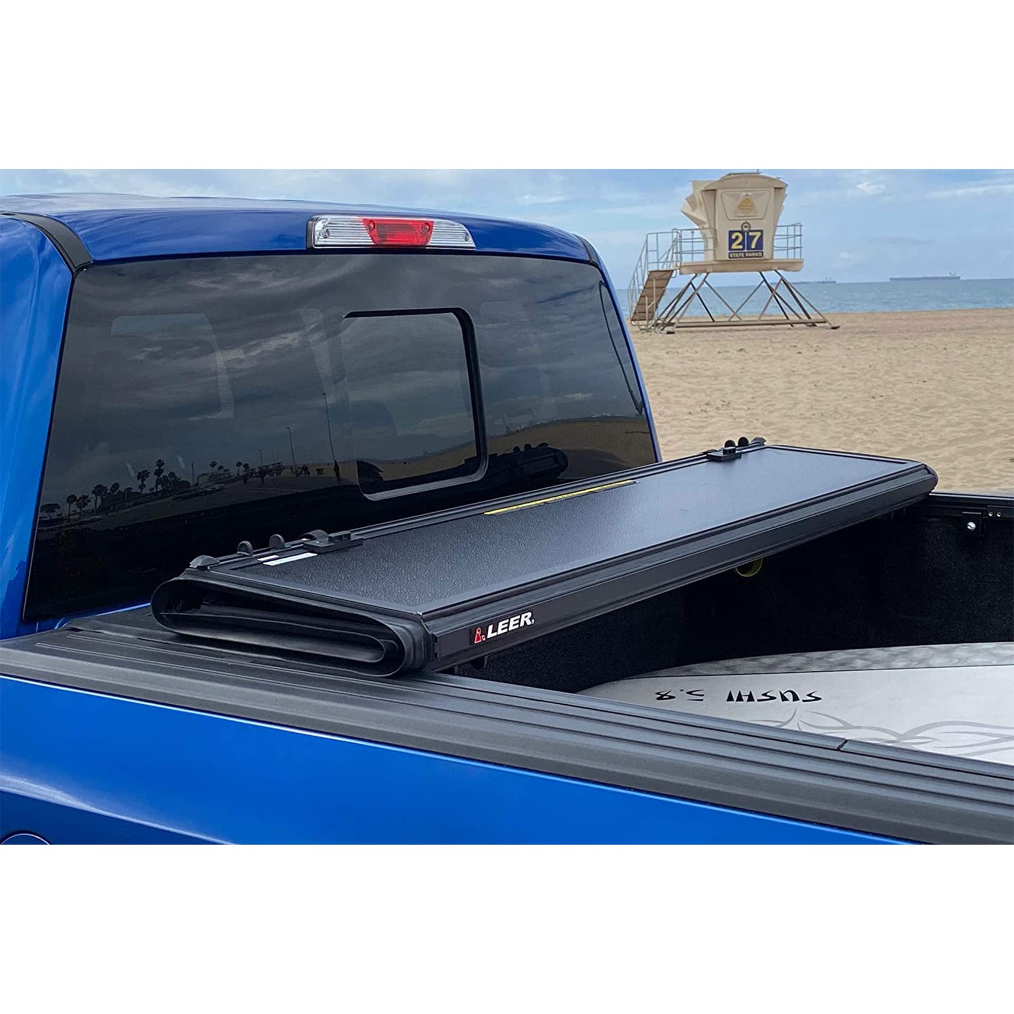 Leer Hf650M | Fits 2017+ Ford Superduty With 6.9 Ft Bed | Hard, Quad-Folding, Low Profile Tonneau Cover | Sku 650400