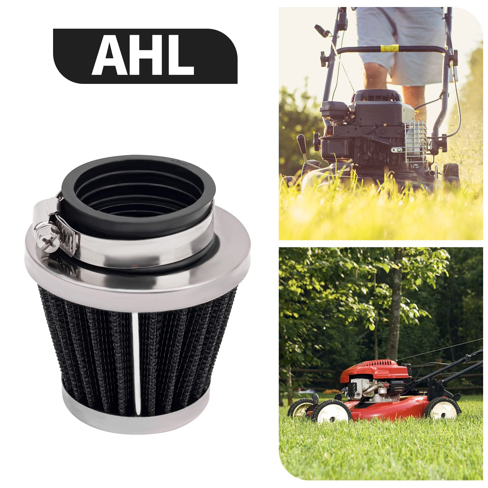 Ahl Black 42Mm Warehouse Performance Air Filter Pod / 150Cc-250Cc Motorcycle Scooter Atv Dirt Bike(1Pc)