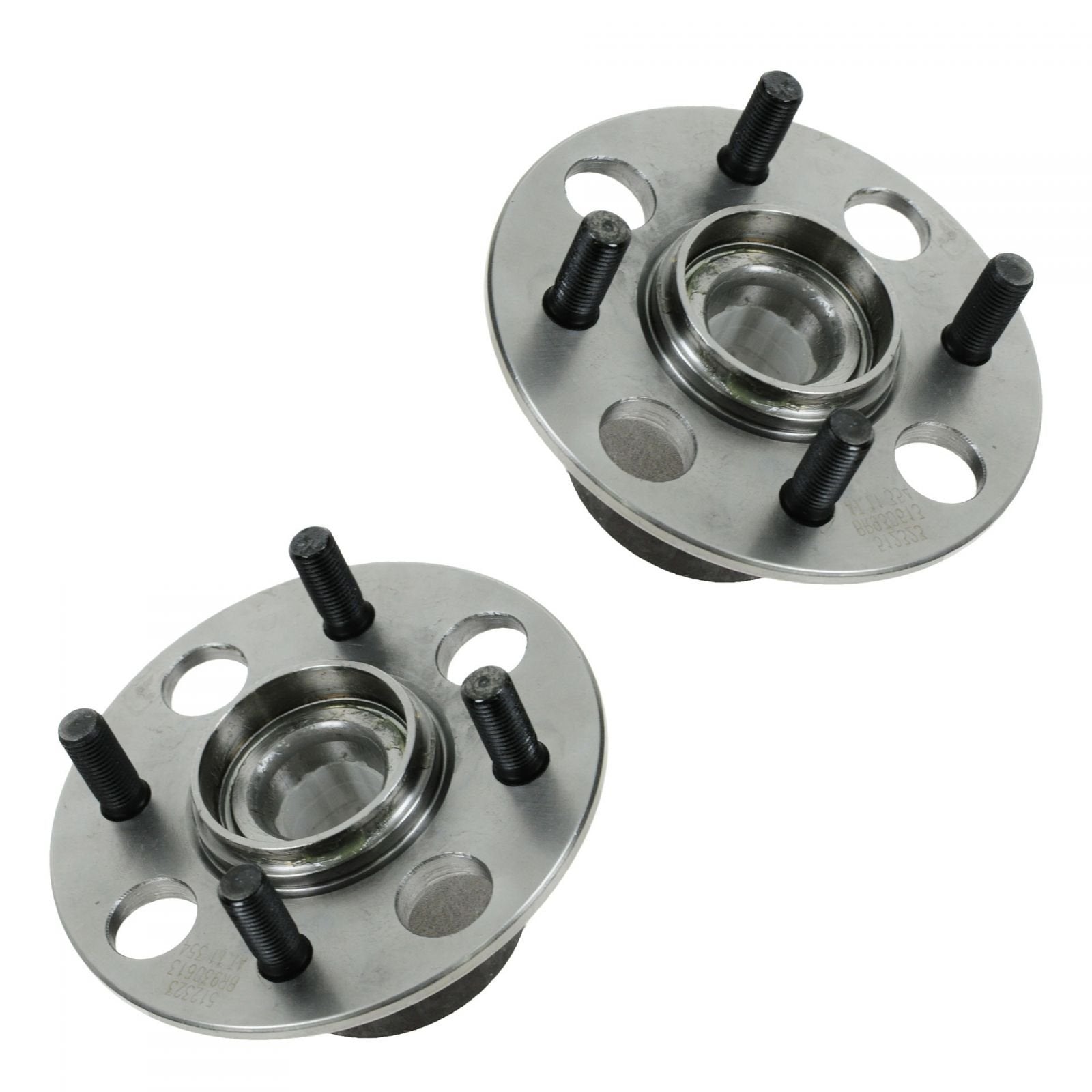 Trq Rear Wheel Hub Bearings Assembly Set Compatible With 2007-2014 Honda Fit 2010-2014 Insight