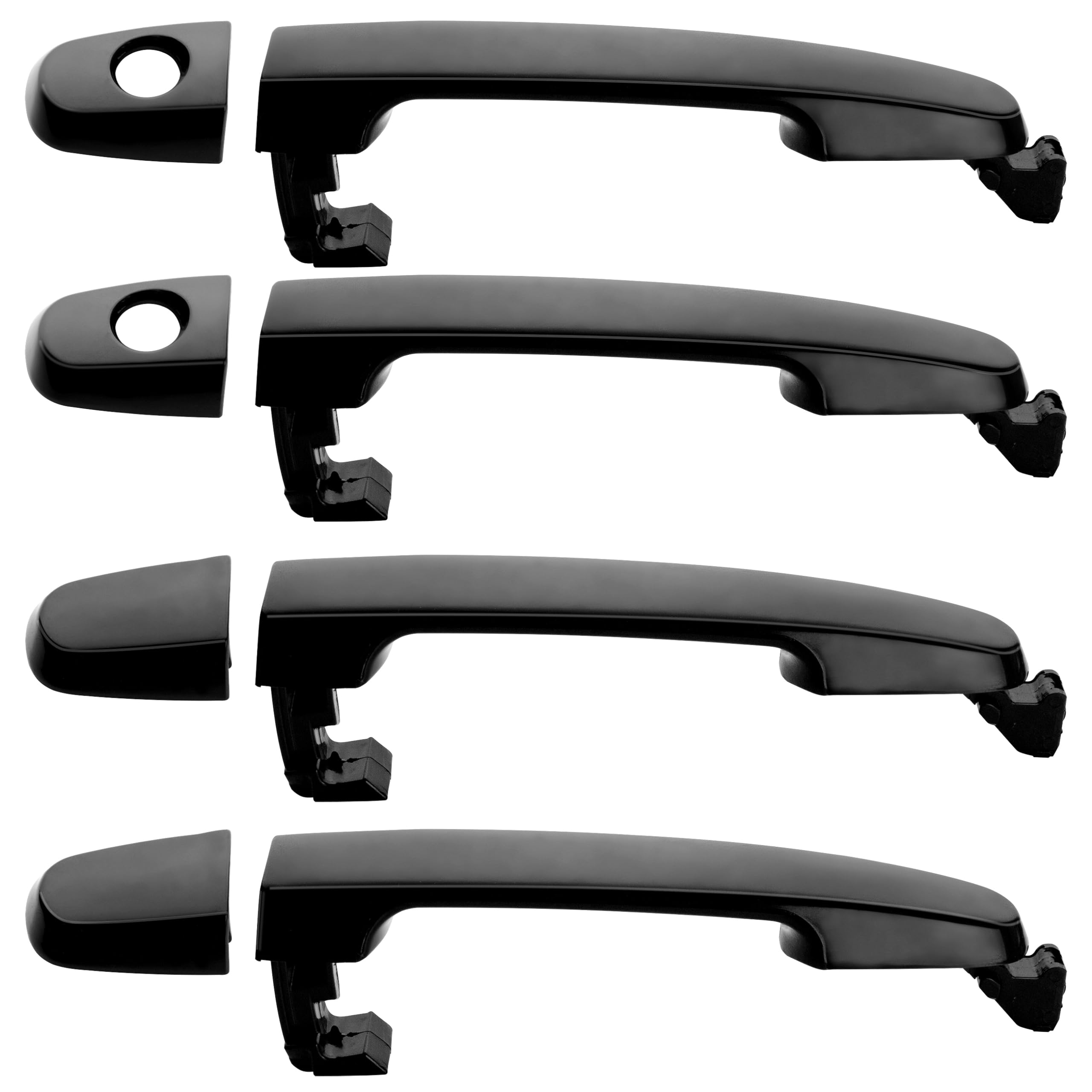 Nfspeeding Door Handle Set Of 4Pcs Exterior Front Rear Left Right Fits 2003-2008 Corolla 2003-2010 Matrix 2002-2006 Camry 2001-2