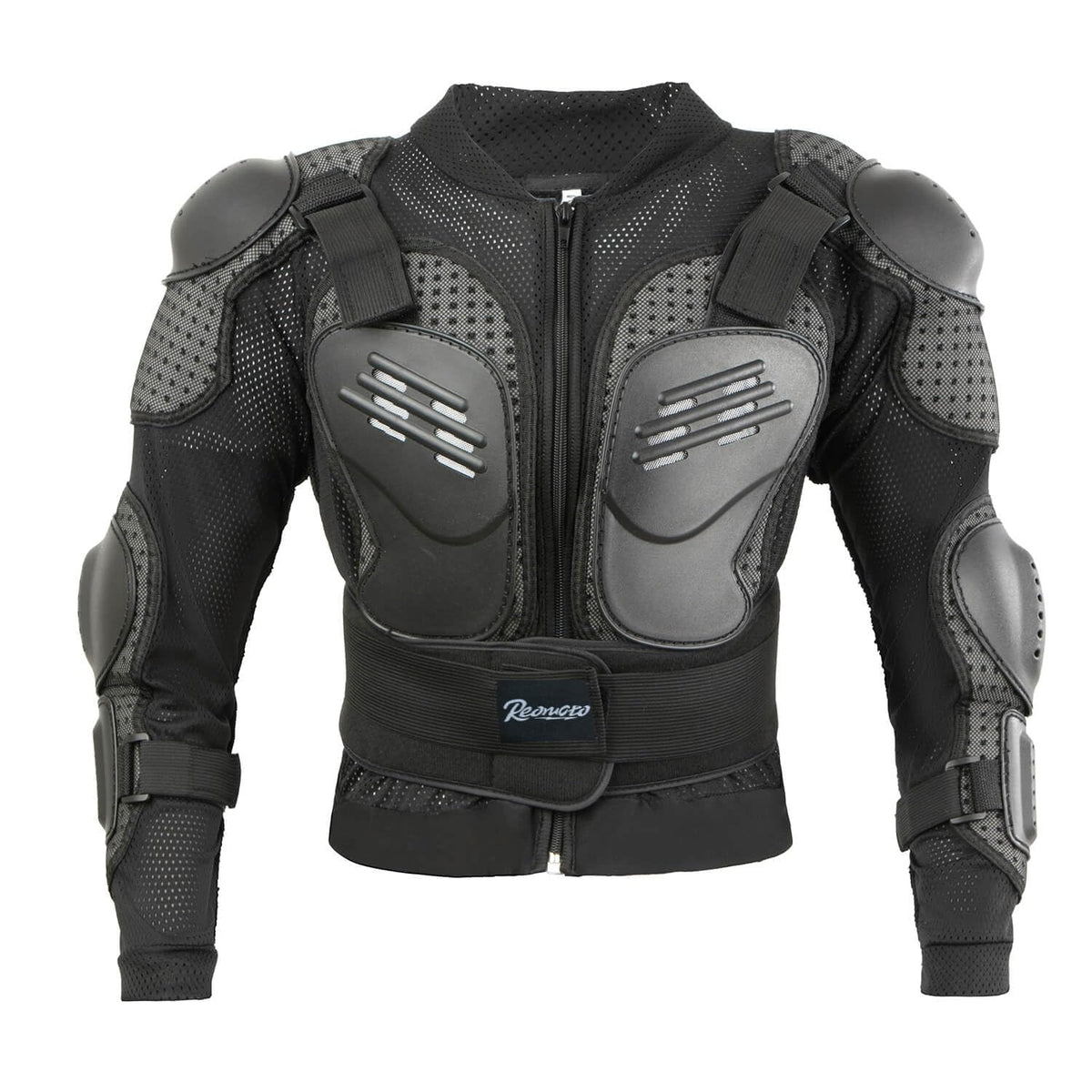 Reomoto Kids Motorcycle Jacket Dirt Bike Gear, Chest Back Protector For Motor Bike, Children Motorcycle Full Body Armor Jacket For Cycling Mtb Atv Skate Skii