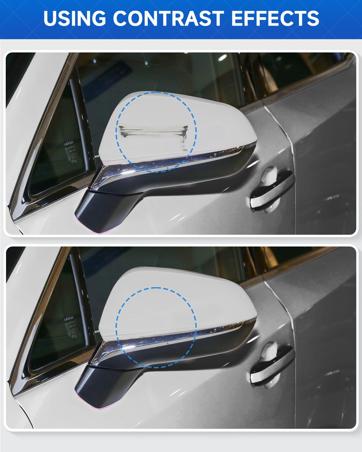 Teslaunch 1G1 Tungsten Pearl Metallic Touch Up Paint Compatible with Lexus Exact Match Touch Up Paint Car Scratch Repair