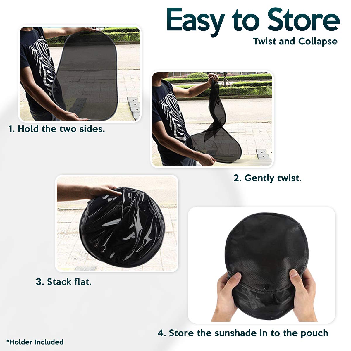 Zone Tech Rear Sun Stop Sunshade