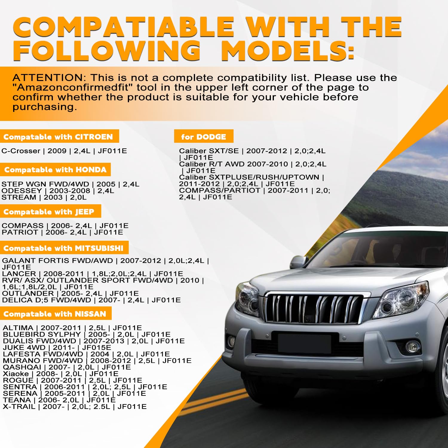 Pangolin 901047 901066 Cvt Transmission Belt Chain Jf011E Re0F10A Cvt Compatible With 2007-2014 Nissan Altima Rogue Maxima Aftermarket Part