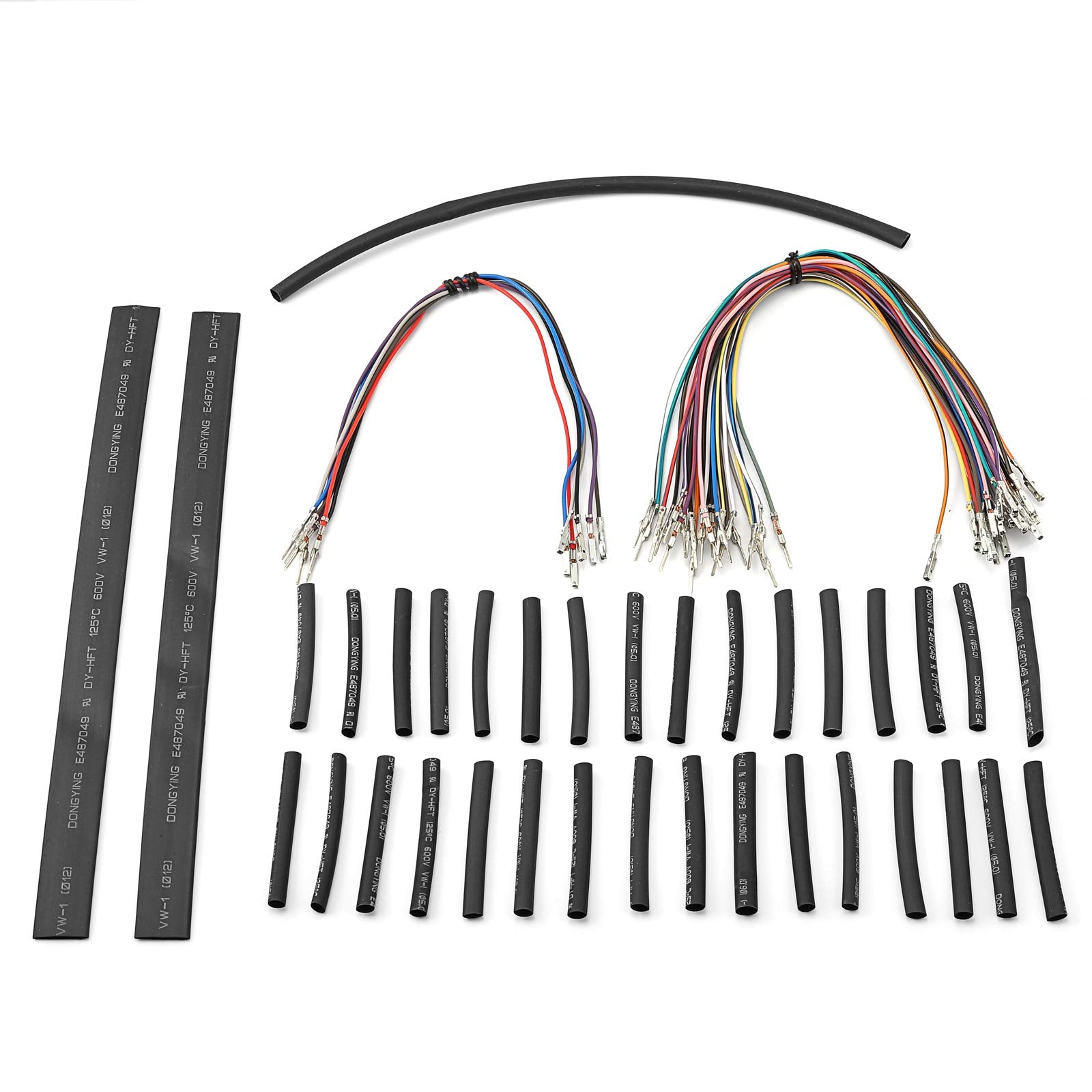 WeiSen Plug N Play 14'' 16'' Handlebar Extension Wire and Throttle-By-Wire Extend Kit Compatible with 2007-2013 Harley Touring R