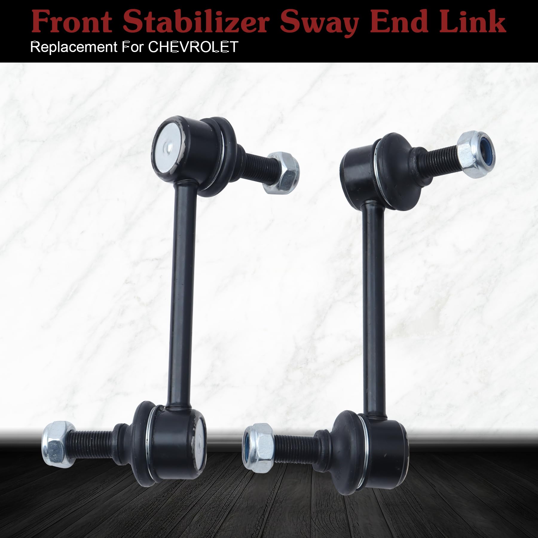 Stiueoav K6667 K6668 Sway Bar Link - Rear Stabilizer End Link Compatible With 2002 2003 2004 2005 2006 2007 2008 2009 Trailblaze