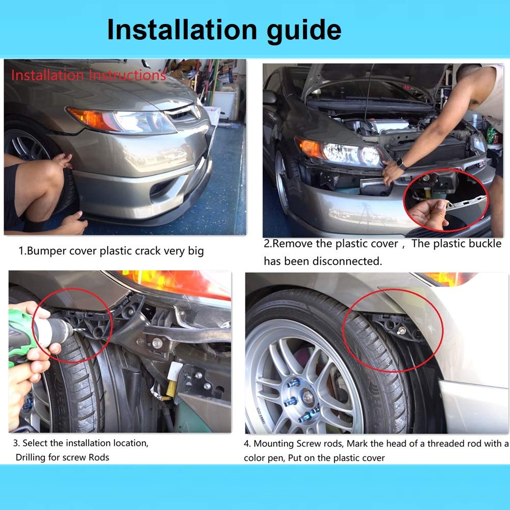 RVCAZON STETION Quick Release Latch License Plate Lock Clip 1.25'' Diameter Aluminum Alloy Car Hood Pins Lock Clip Kit for Bumpe