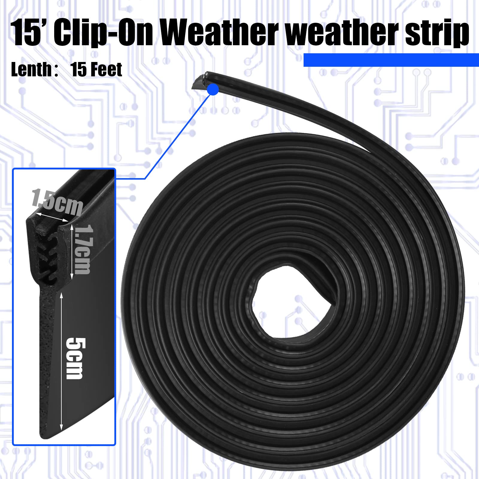 Rv Slide Out Seal 2.6 Inch Wiper Clip On Weather Stripping Rubber Rv Wiper Seal Door Window Channel Seal Mounts Black Clip On Se