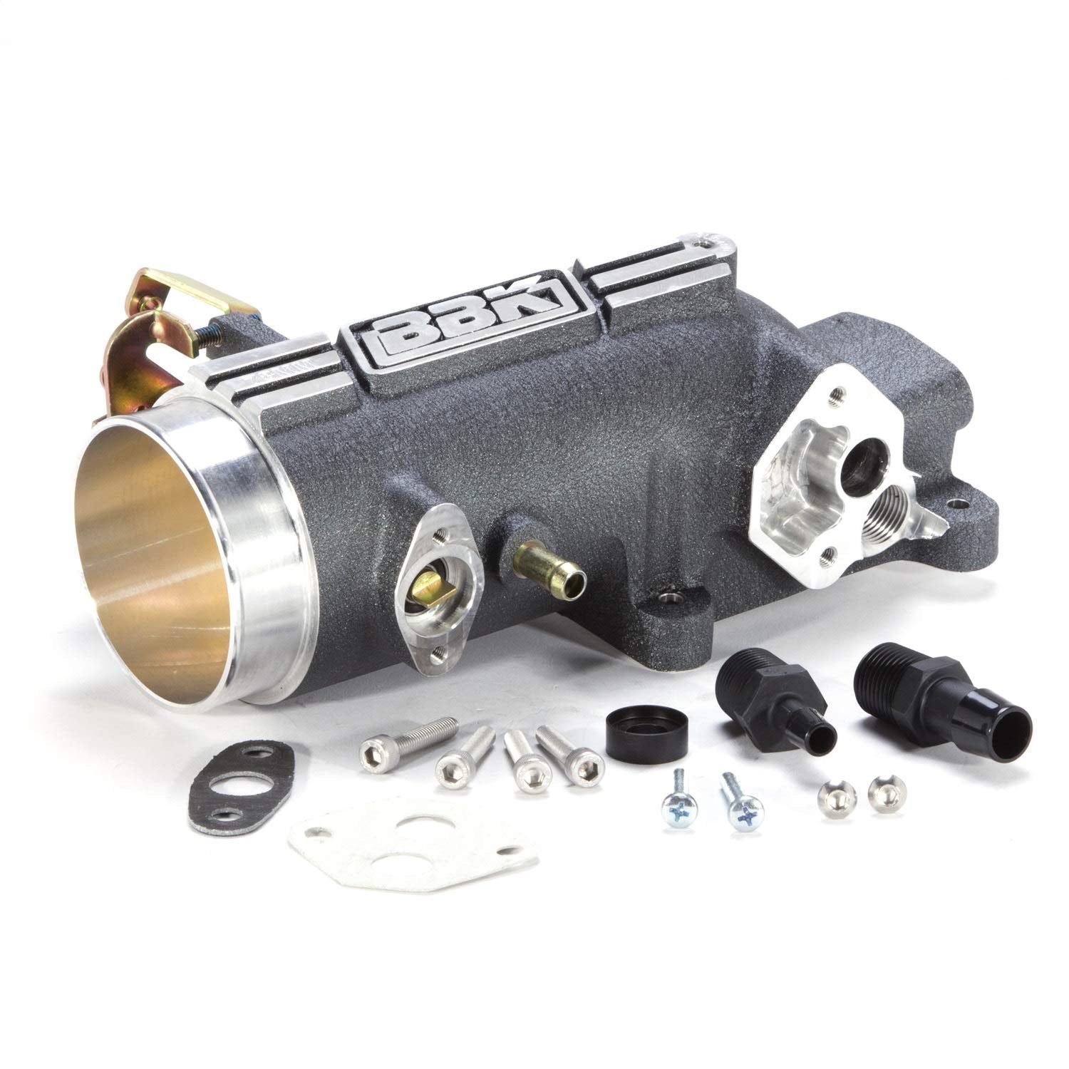 Bbk Performance Bbk 1780 78Mm Throttle Intake - High Flow Power Plus Series For Ford Mustang Gt 4.6L 2V - Charcoal Finish