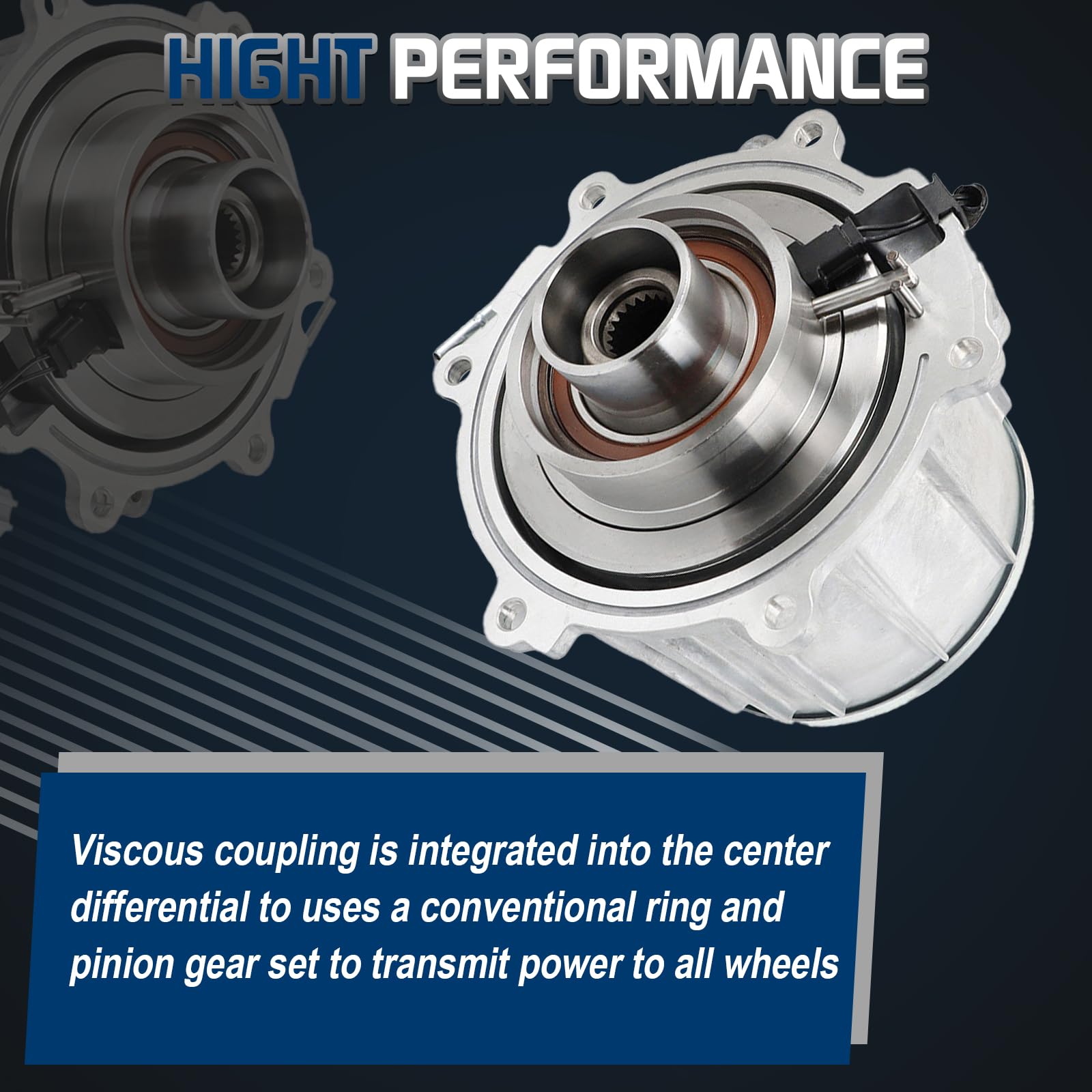 B.ZSSY 387614BF1A Rear Differential Viscous Coupler Compatible with 2014-2020 Nissan Rogue 2015-2020 Murano 2017-2020 Rsport Qas