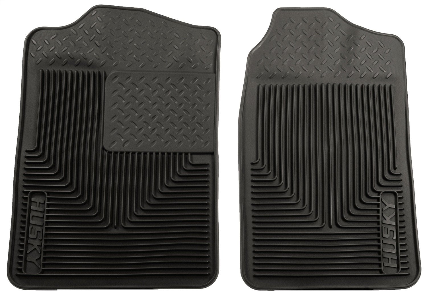 Husky Liners - Heavy Duty Front Floor Mats | 1988 - 1999 Chevrolet C1500/K1500, 1988 - 2000 Chevrolet C2500/K2500 , Black | 5101