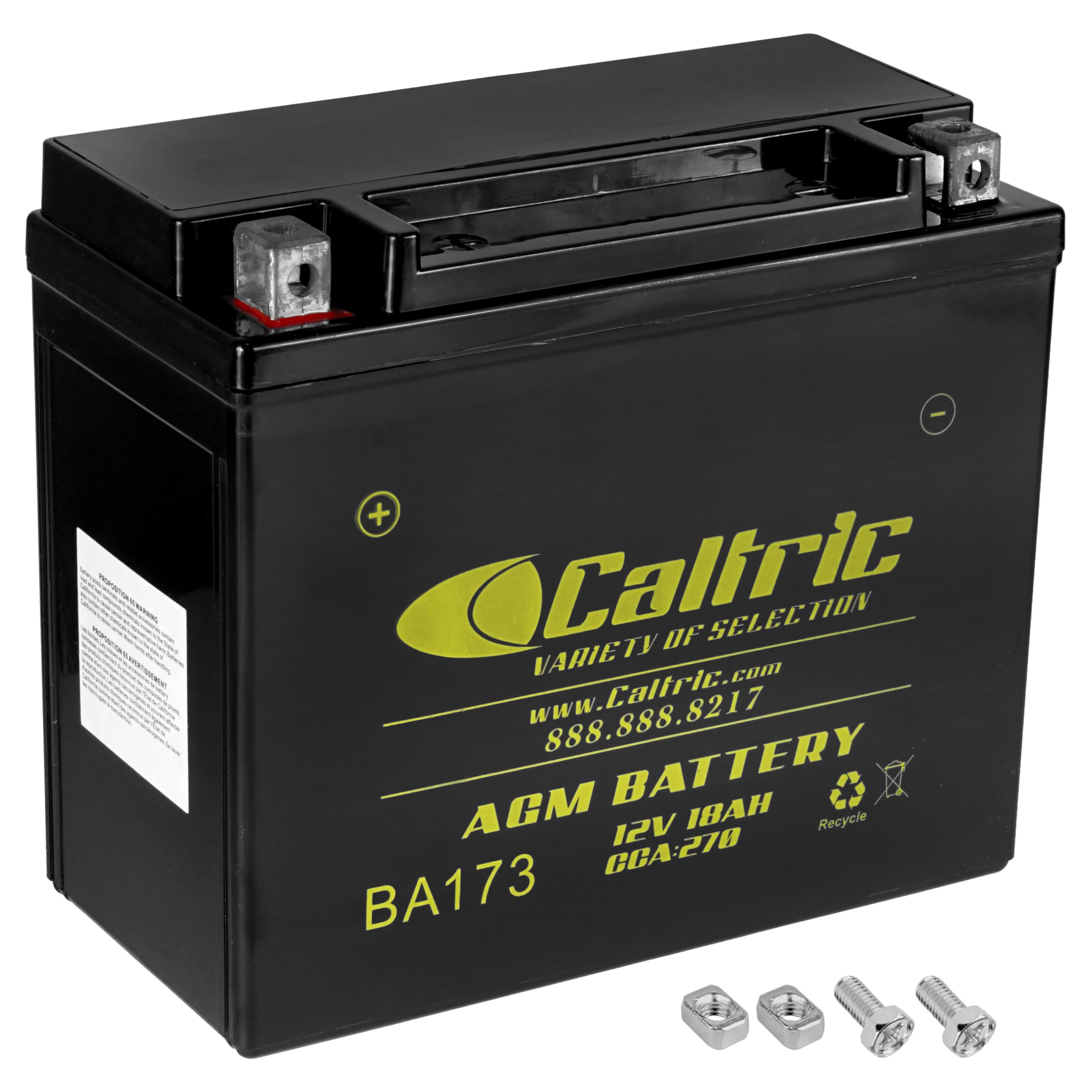 Caltric Agm Battery Compatible with Arctic Cat Alterra Trv 500 550 700 1000 4X4 Xt 2017