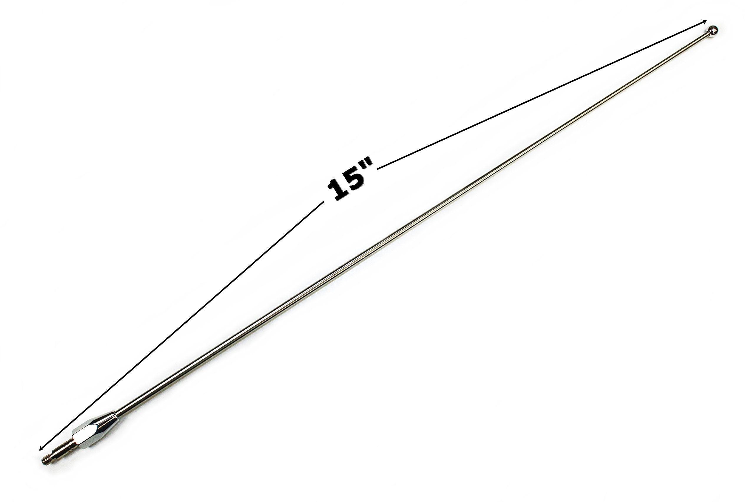 Antennamastsrus - 15 Inch Stainless Antenna Is Compatible With F-150, F-250, F-350, F-450, F-550, F-600, F-650, Raptor (1980-202