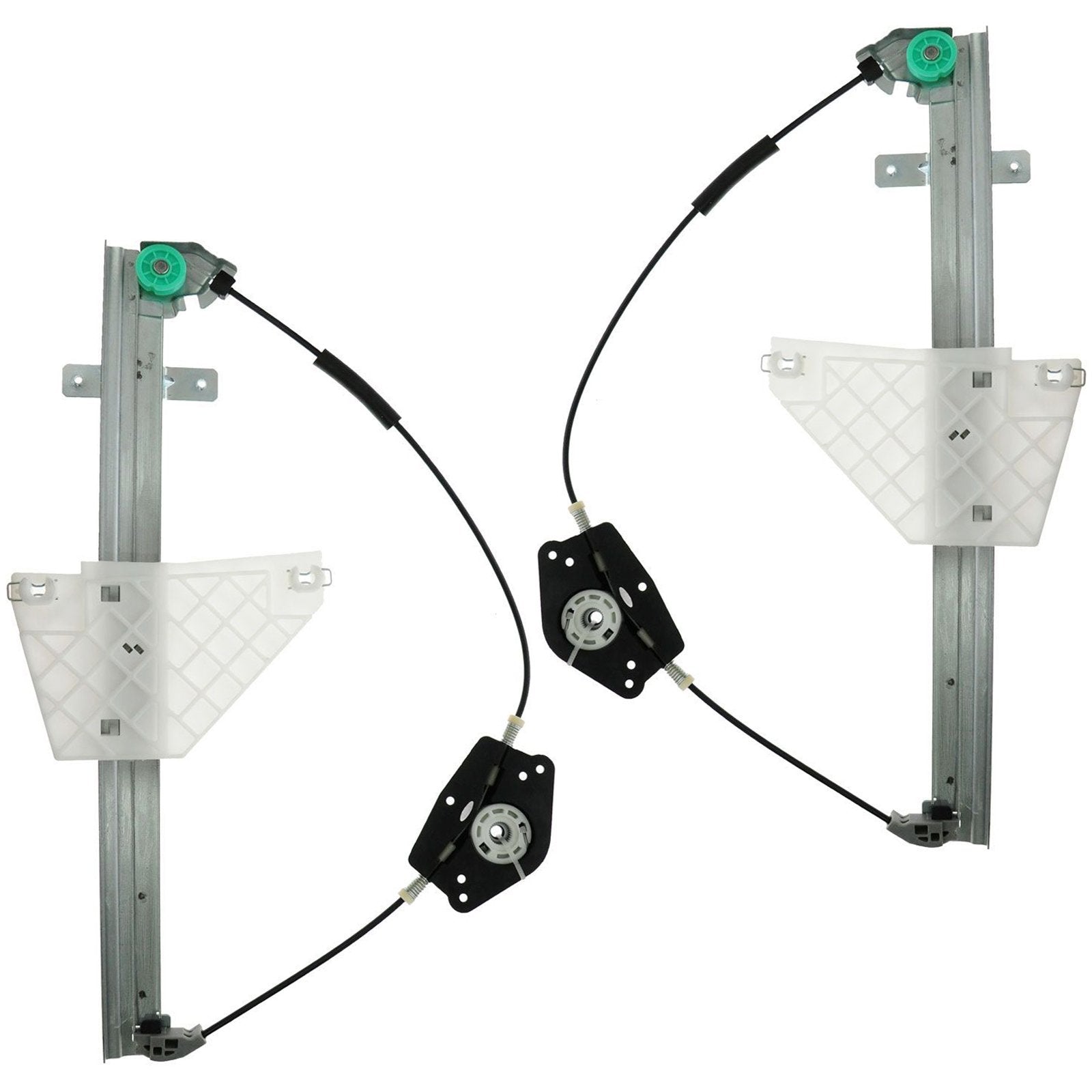 Trq Rear Power Window Regulator Set Compatible With 2001-2004 Jeep Grand Cherokee