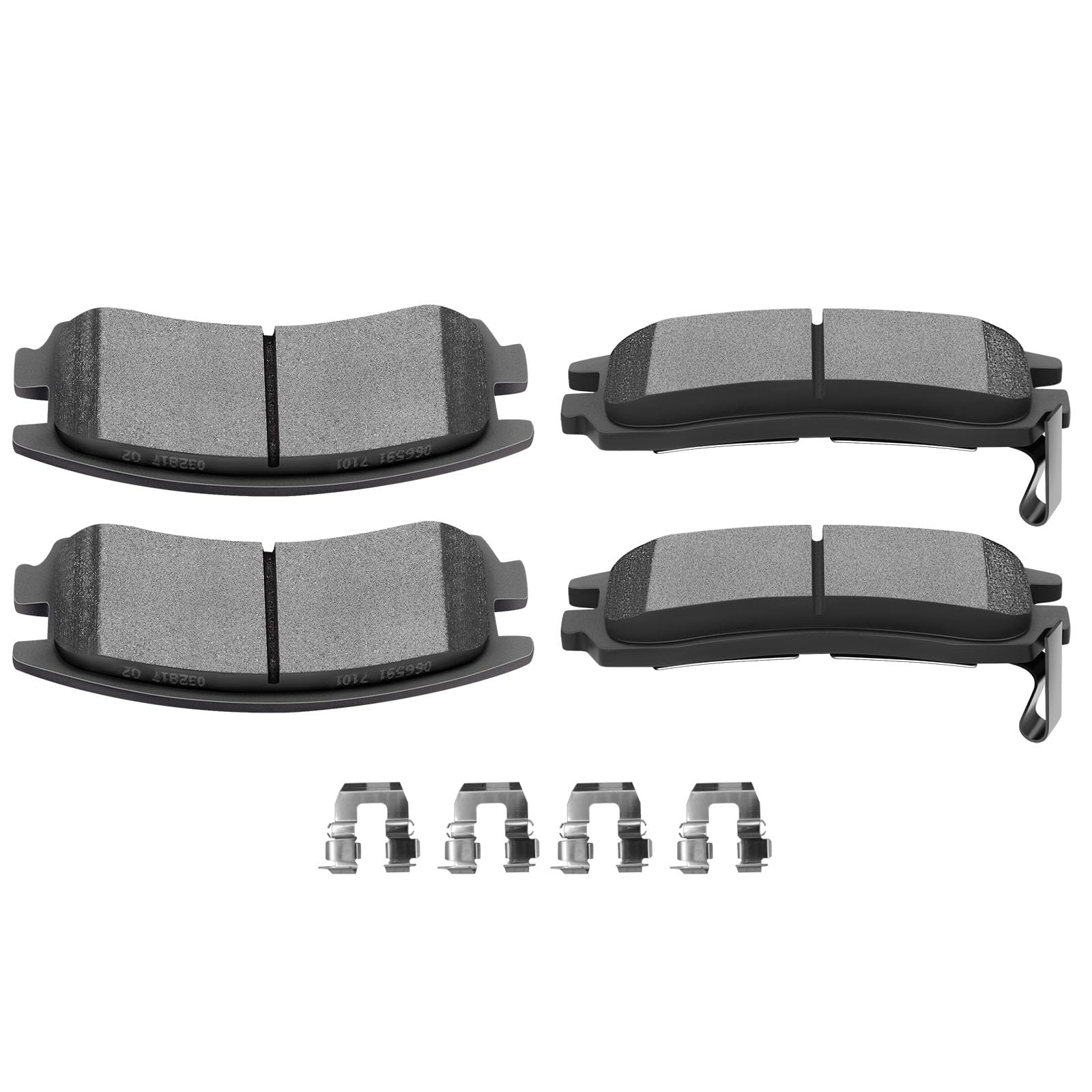 Scitoo D698 Rear Ceramic Brake Pads Sets Fit For Buick Allure/Century/Lacrosse/Regal/Rendezvous,For Chevy Impala/Venture,For Old