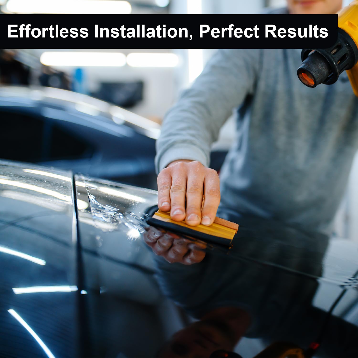 LuxeShade Auto Window Tint Film Roll - 15% VLT Privacy, UV Protection, Scratch & Heat Resistant - Blackout Shade for Car Windows