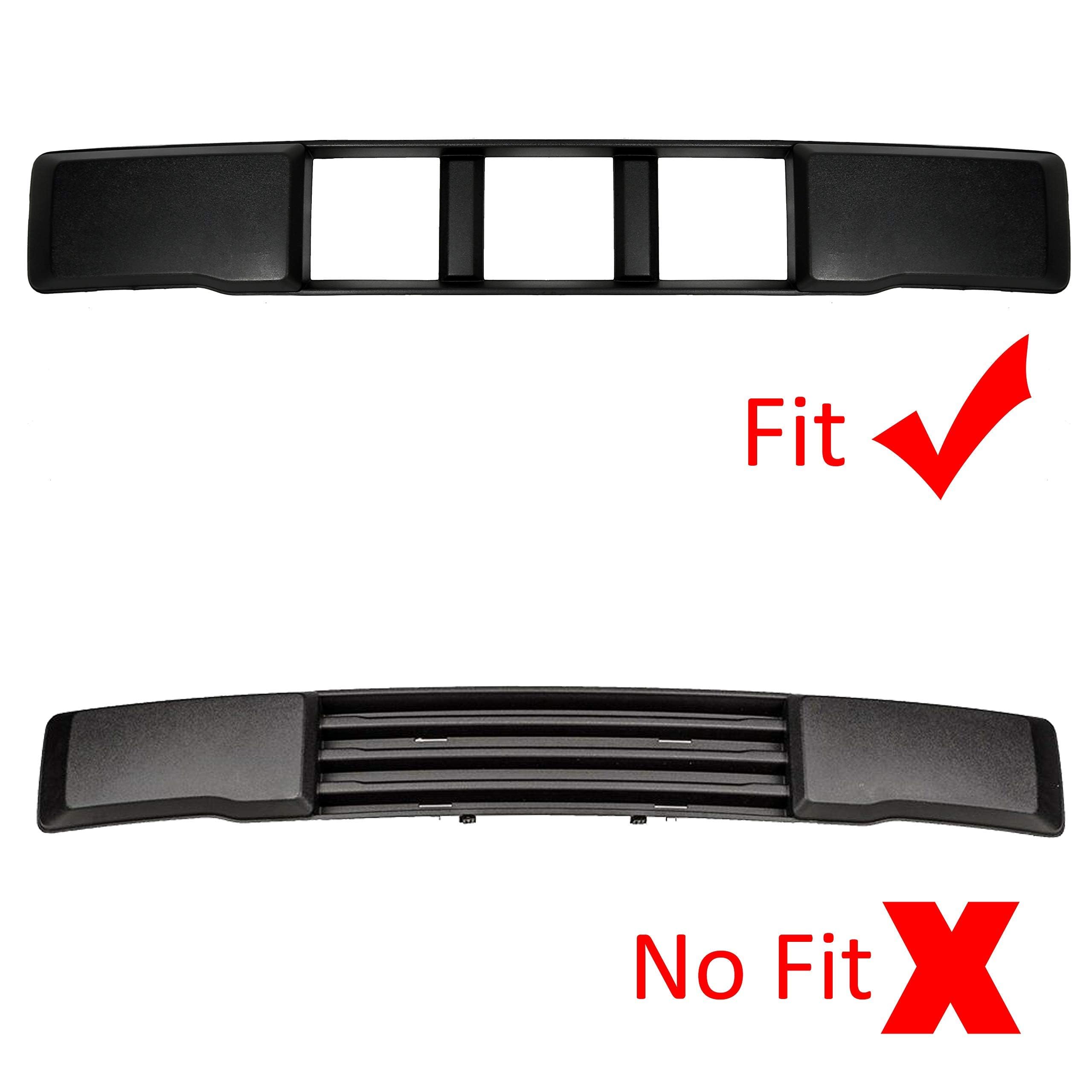 Ecotric Front License Plate Bracket Compatible With 2015-2017 Ford F-150 F150 Replacement For Fl3Z-17A385-B Fo1068166 Fo1068165