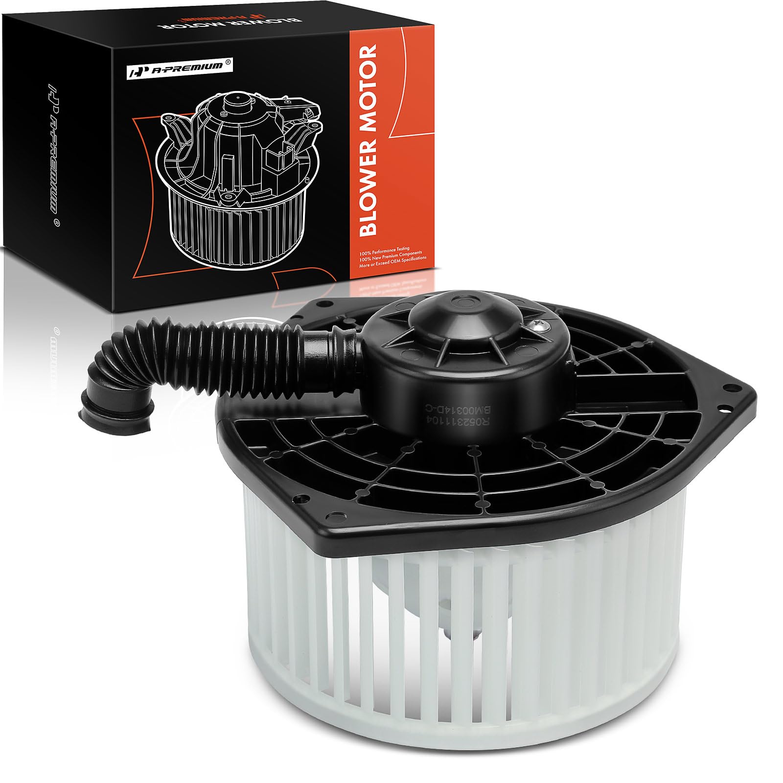 A-Premium Hvac Heater Blower Motor With Fan Cage Compatible With Nissan Vehicles - Nv1500 2012-2021, Nv2500 2012-2021, Nv3500 2012-2021, Titan Xd 2017-2021, Titan Xd 2016-2021