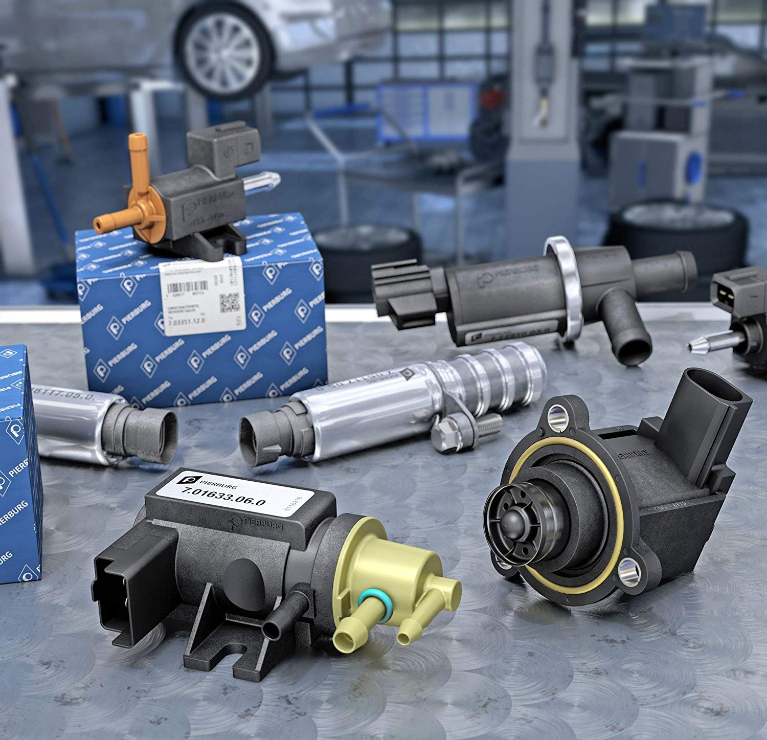 Pierburg Electric Valve Electrical 12 V 7.22510.03.0#Oem 9486016 For Volvo 9486016