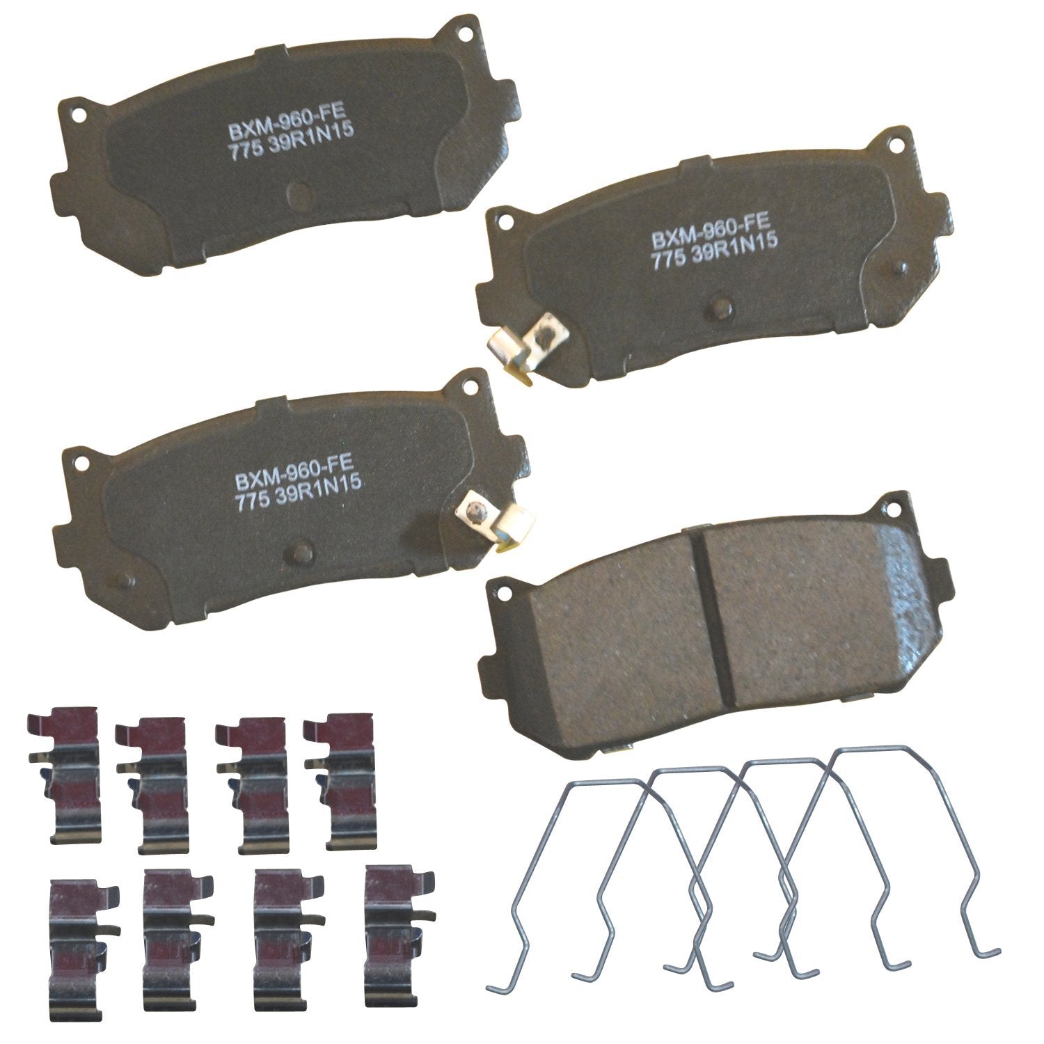 Bendix Premium Sbm775 Semi-Metallic Rear Brake Pads For Kia Sephia 2001-1998, Spectra 2004-2000
