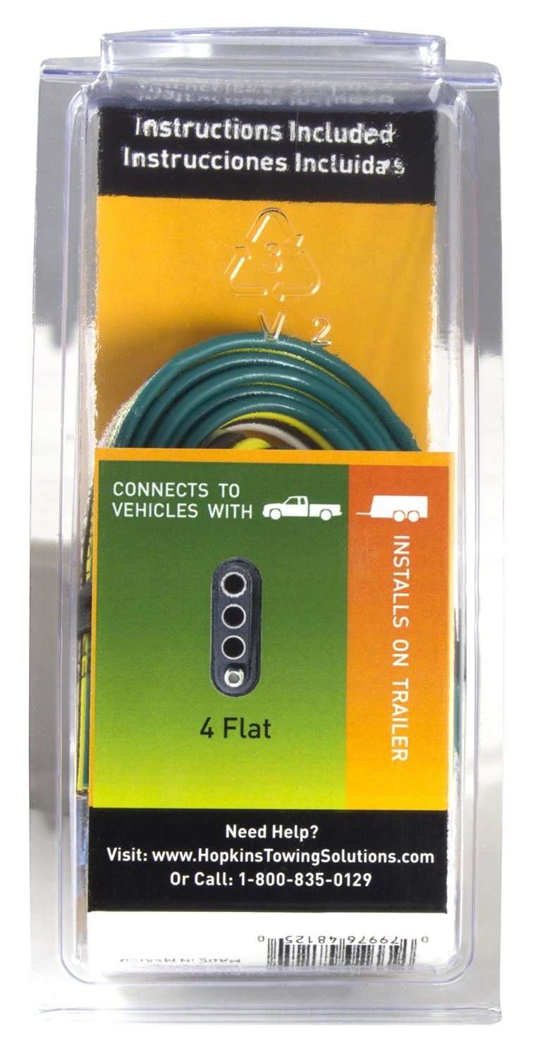 Hopkins 48125 4-Wire Flat Trailer End Kit - 48 Wires